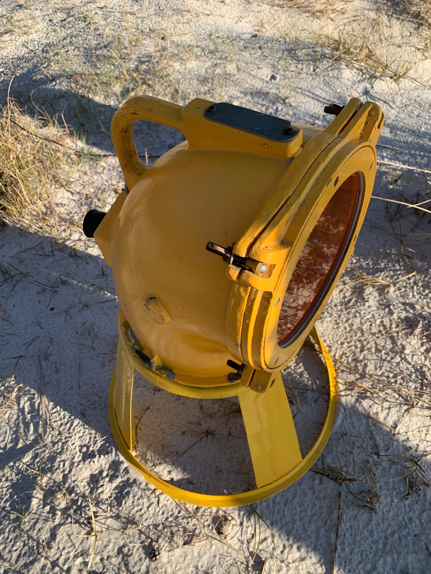 Industriel lampe fra lufthavn