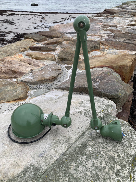 Jieldé væg/loftlampe med to arme - Grøn