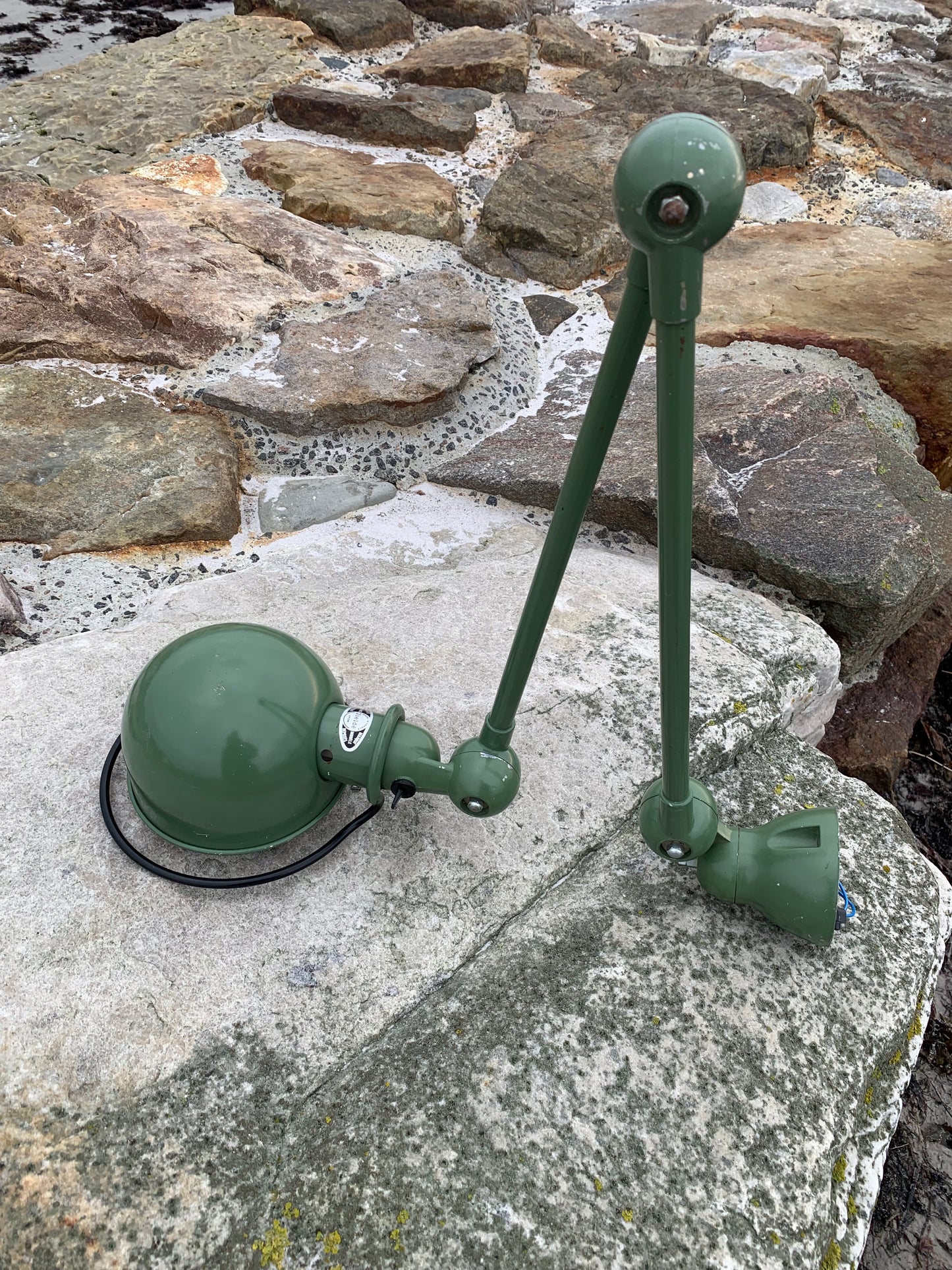 Jieldé væg/loftlampe med to arme - Grøn