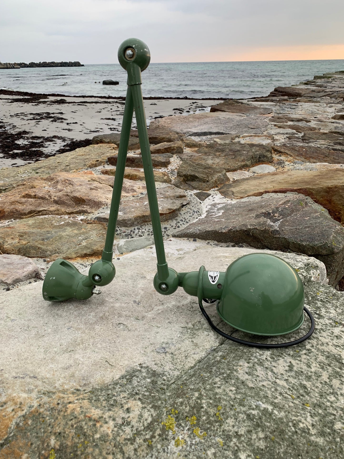 Jieldé væg/loftlampe med to arme - Grøn