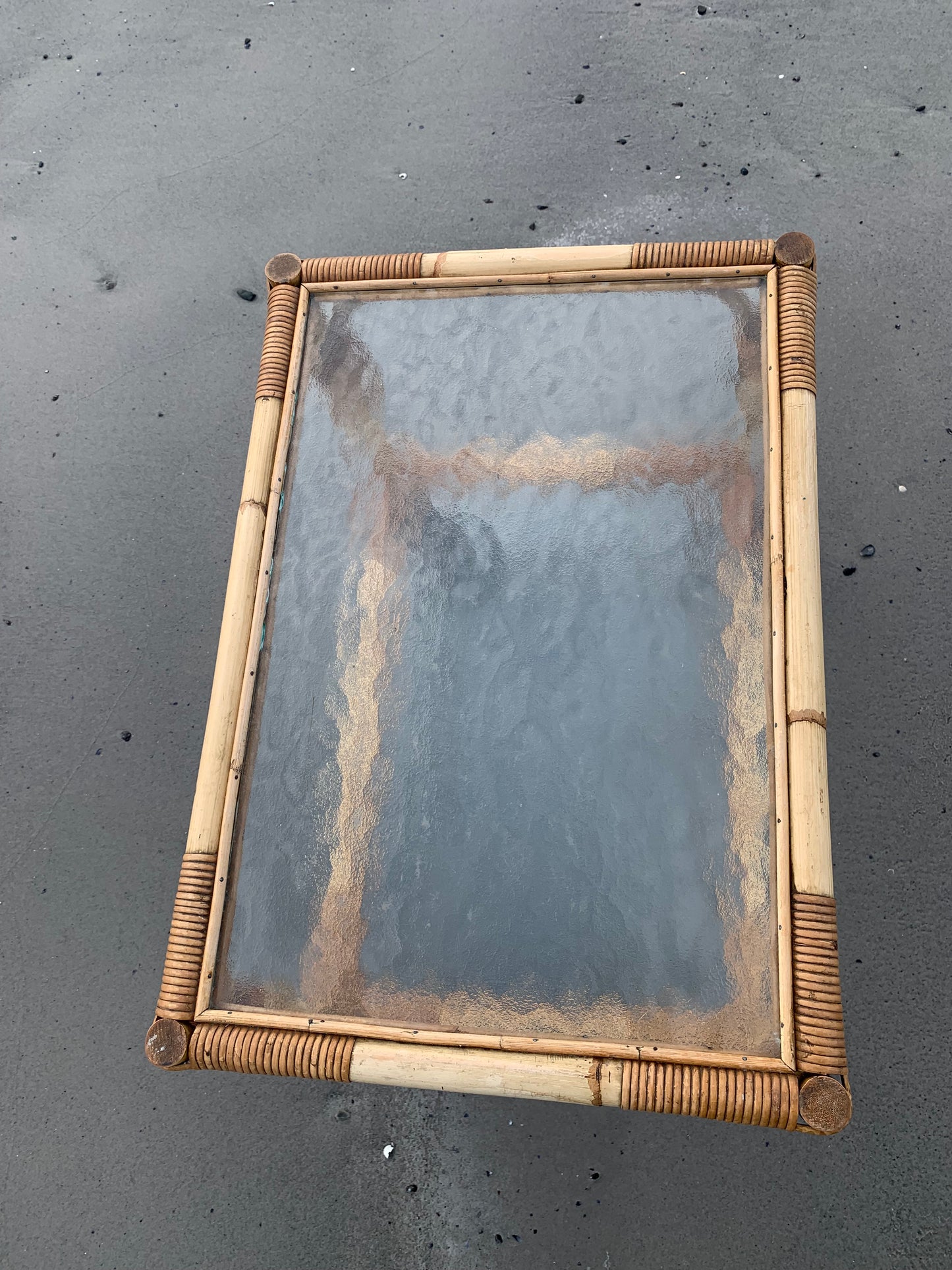 Rullebord/vogn i bambus