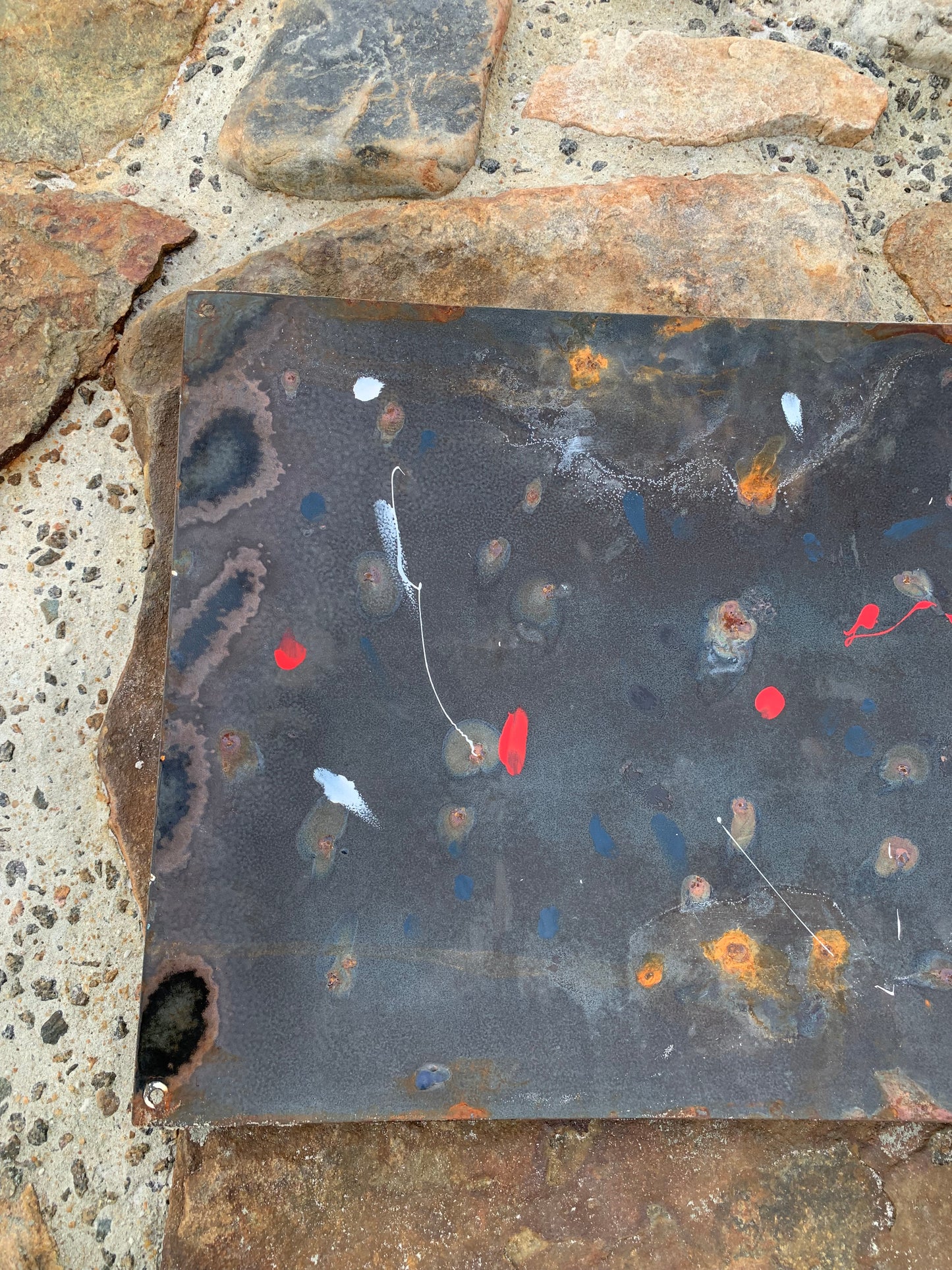 Emaljeskilt med Kaptajn Haddock og Esso