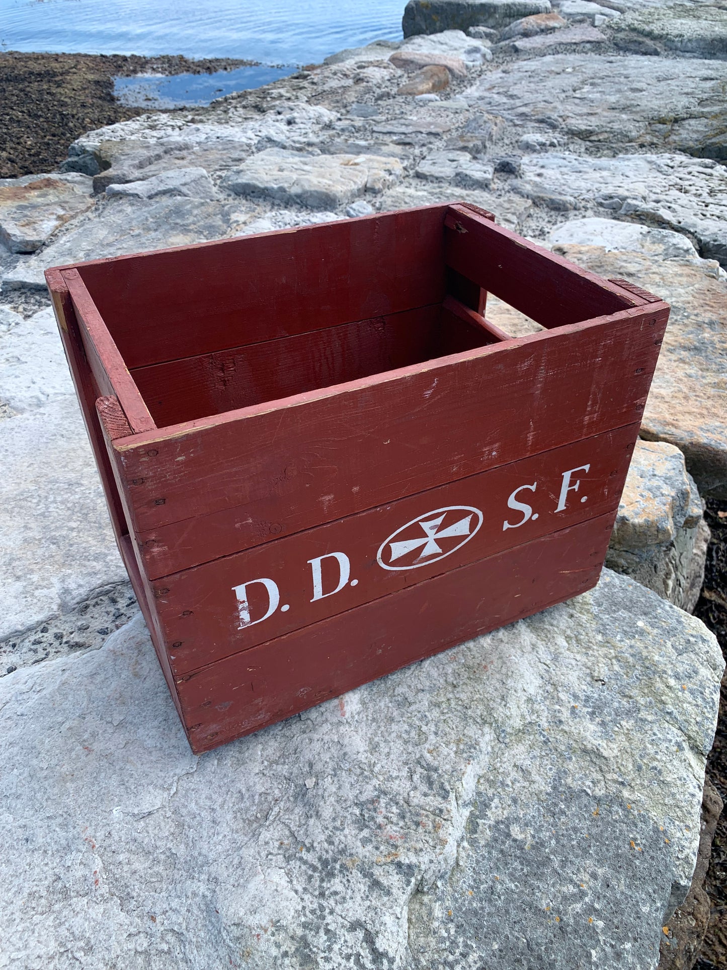Kasse fra De Danske Spritfabrikker - D.D.S.F