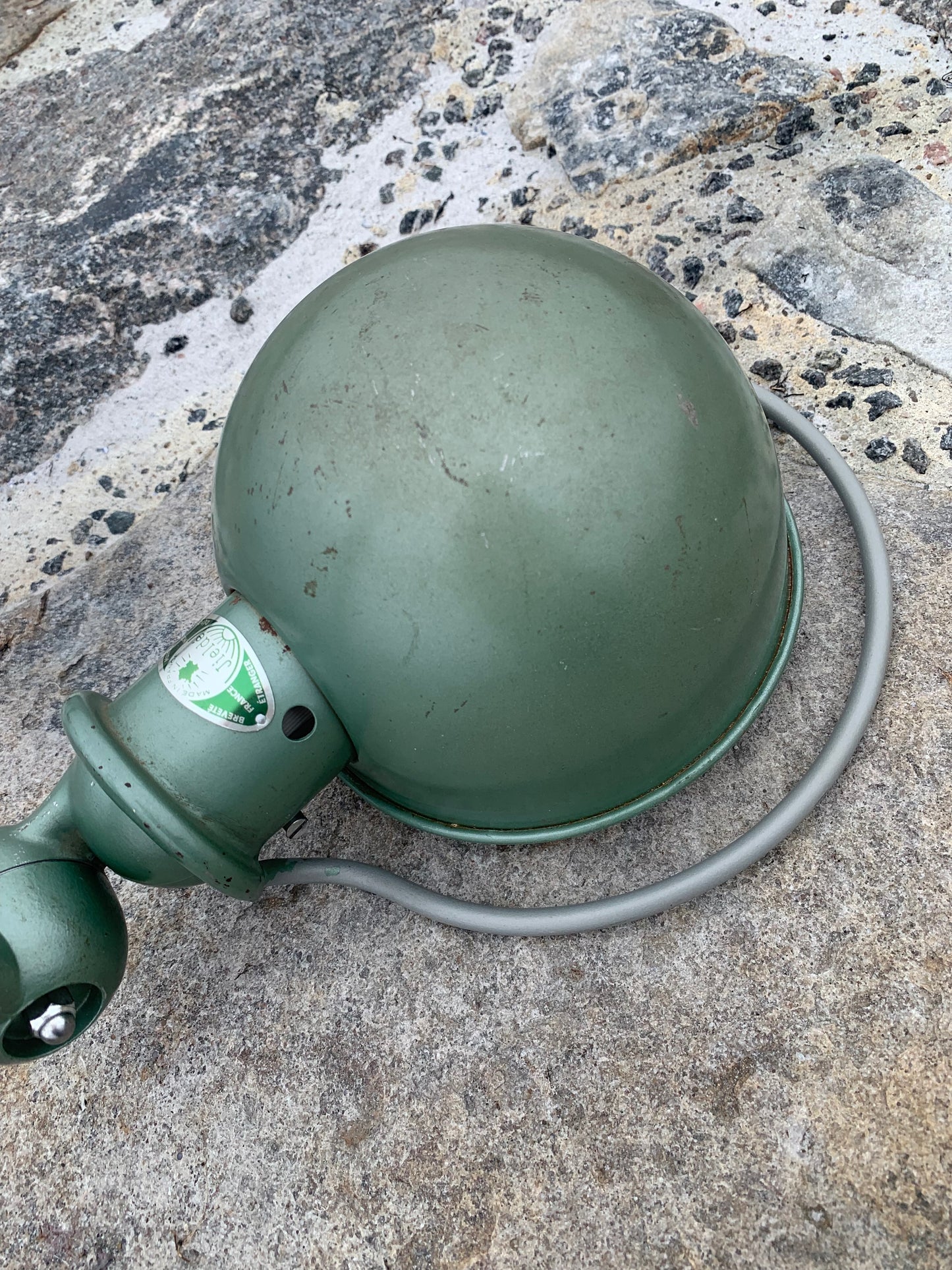 Jieldé væg/loft lampe med 2 arme - Grøn