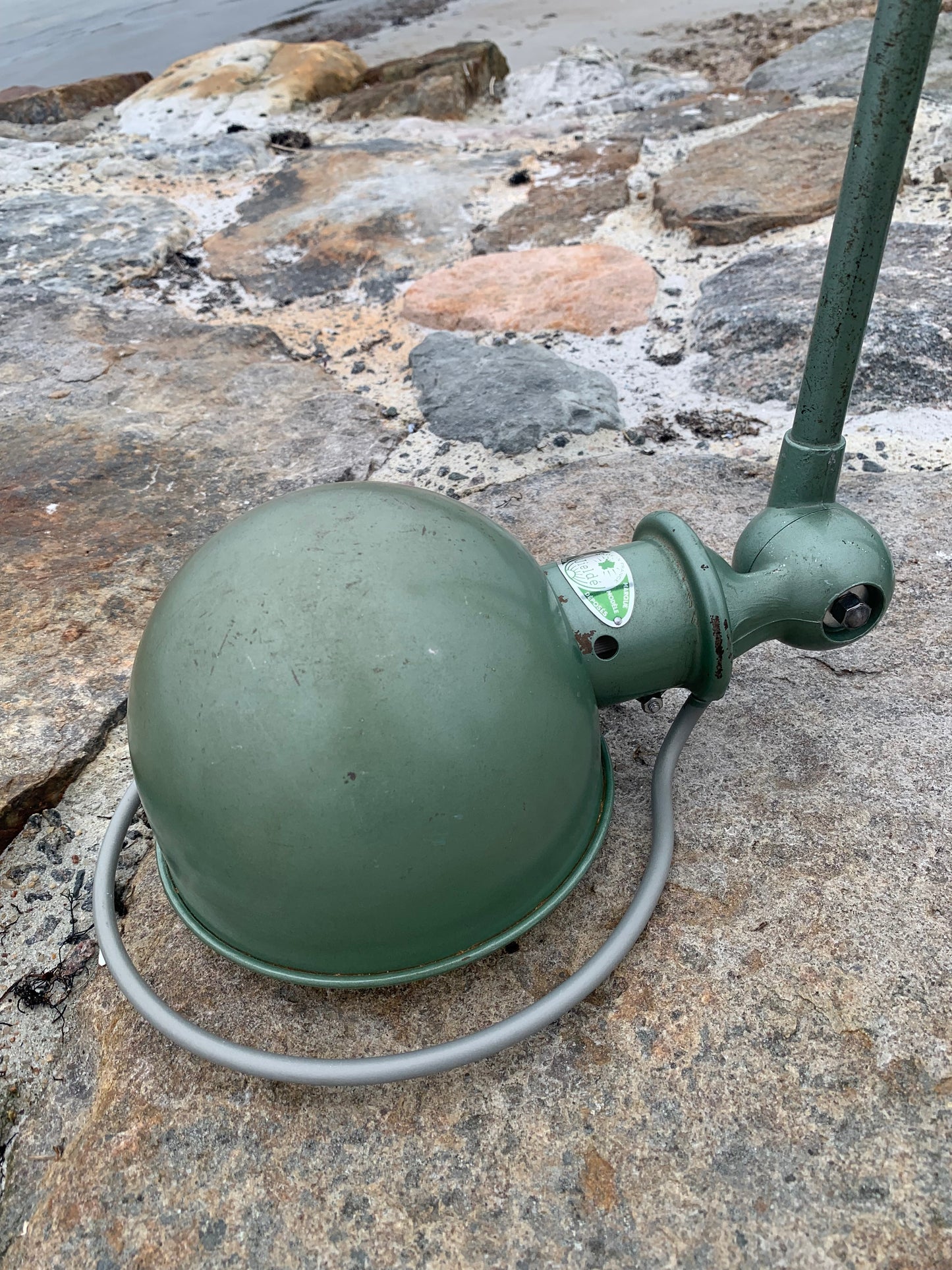 Jieldé væg/loft lampe med 2 arme - Grøn