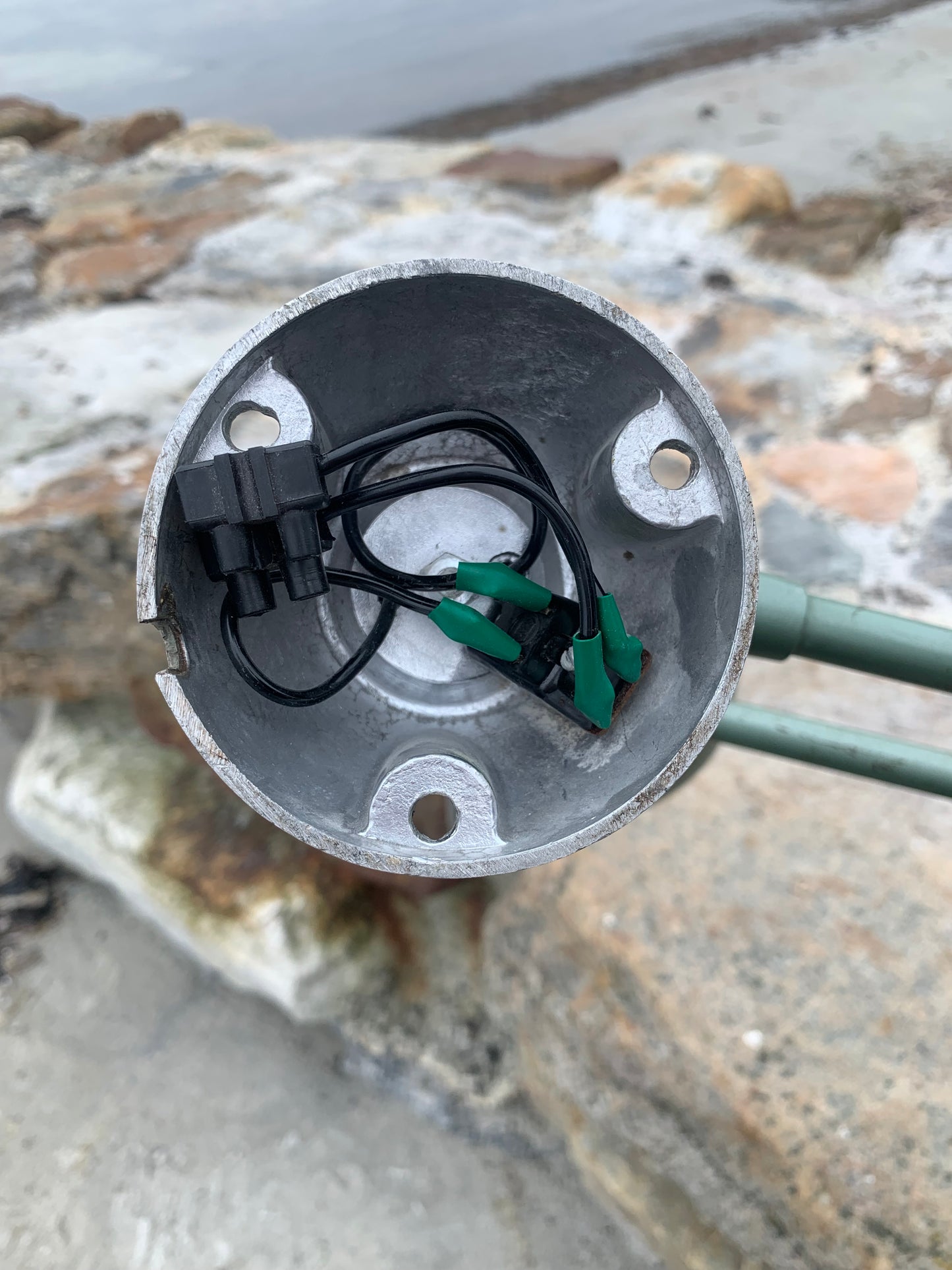 Jieldé væg/loft lampe med 2 arme - Grøn
