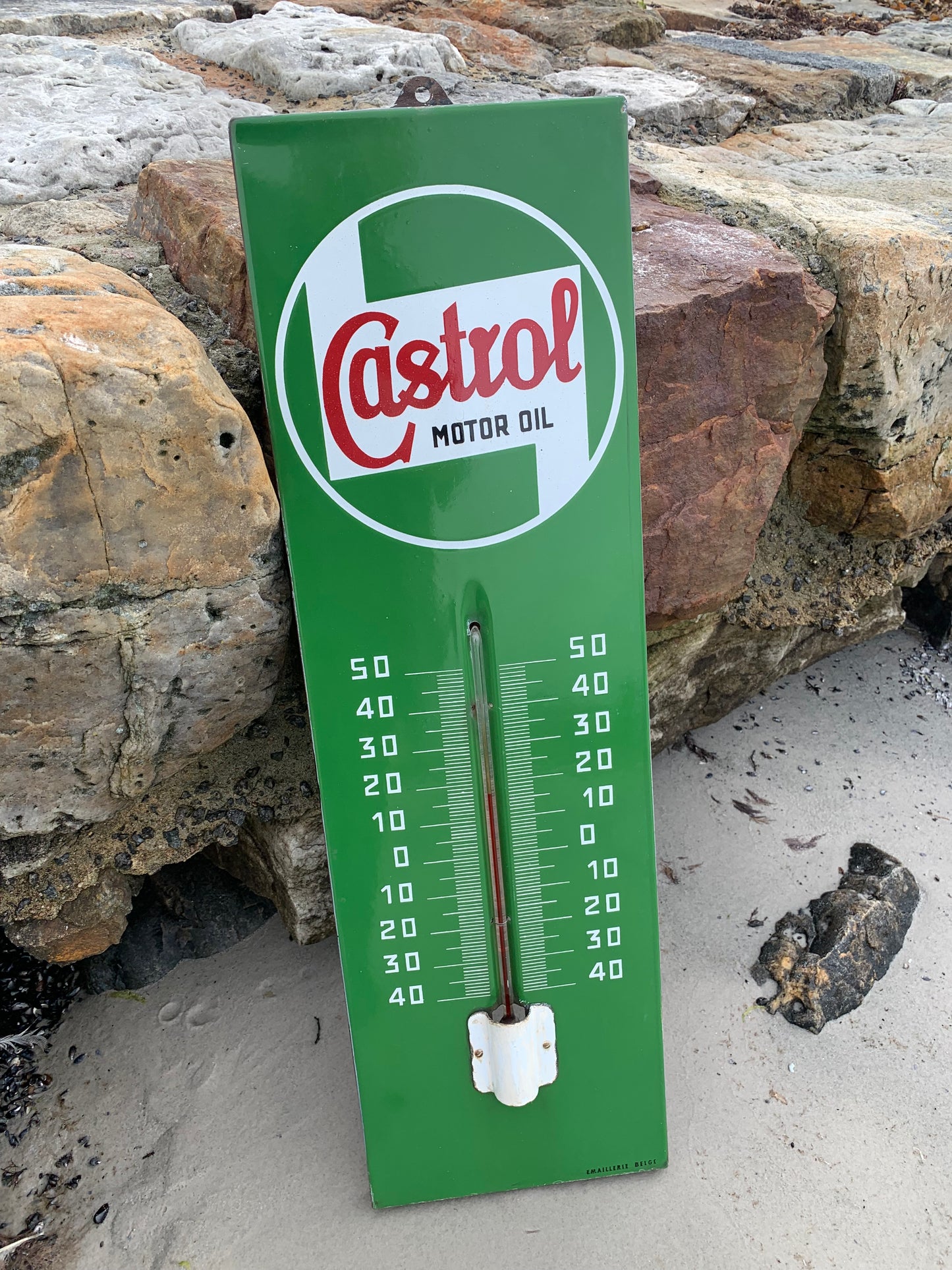 Castrol reklame emaljeskilt