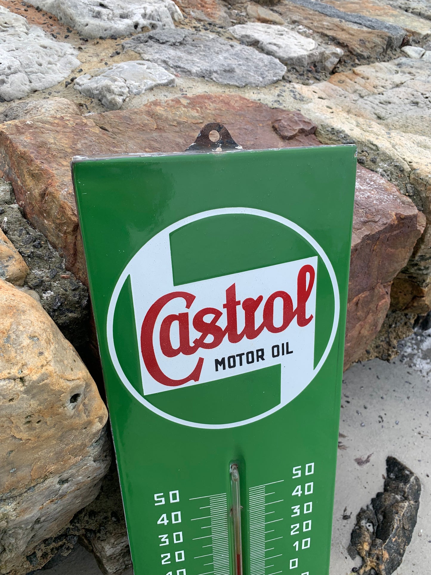 Castrol reklame emaljeskilt