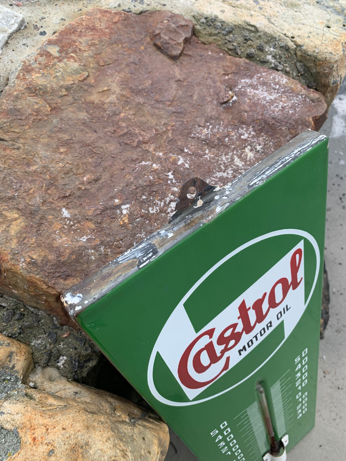 Castrol reklame emaljeskilt