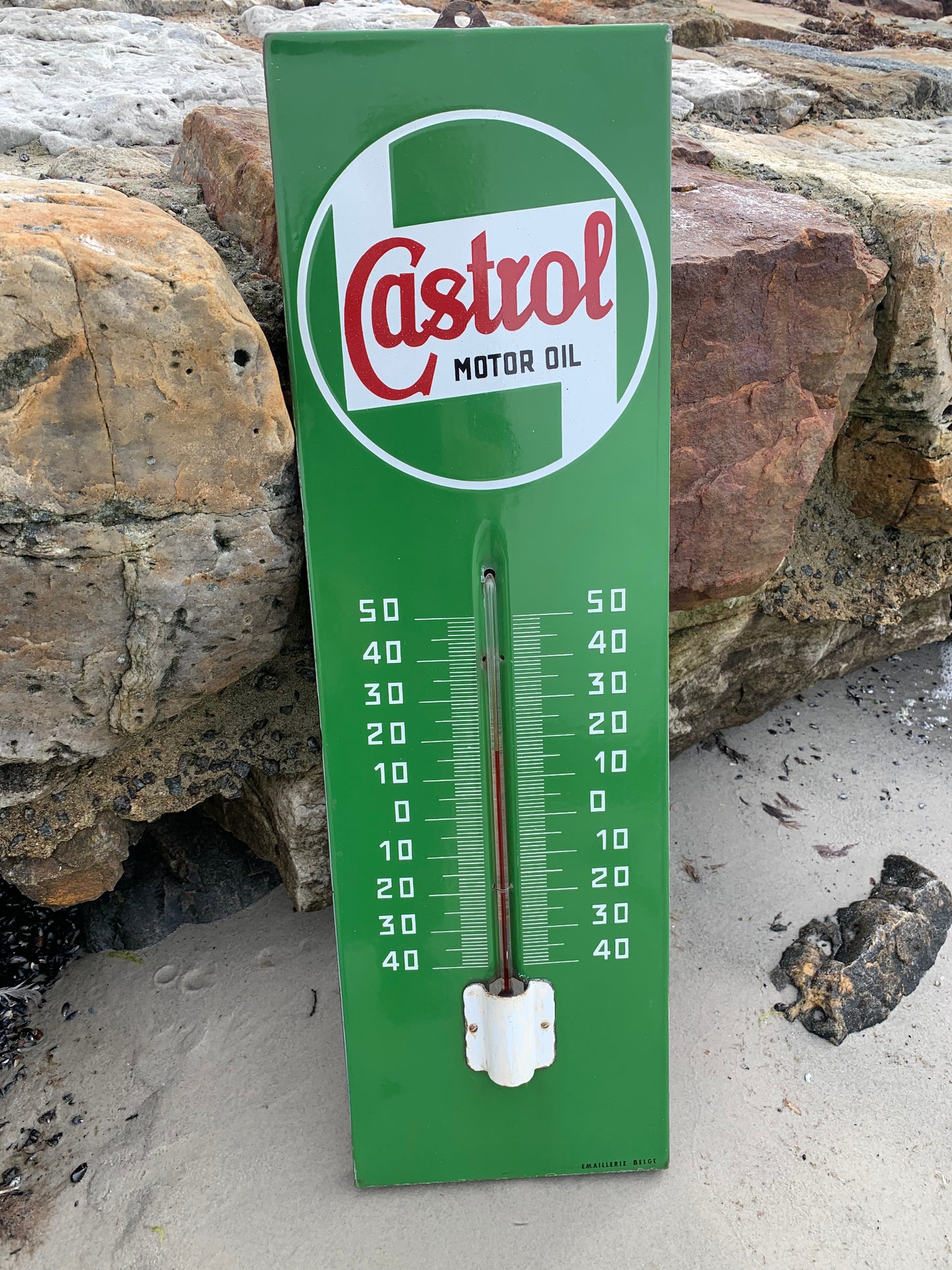 Castrol reklame emaljeskilt