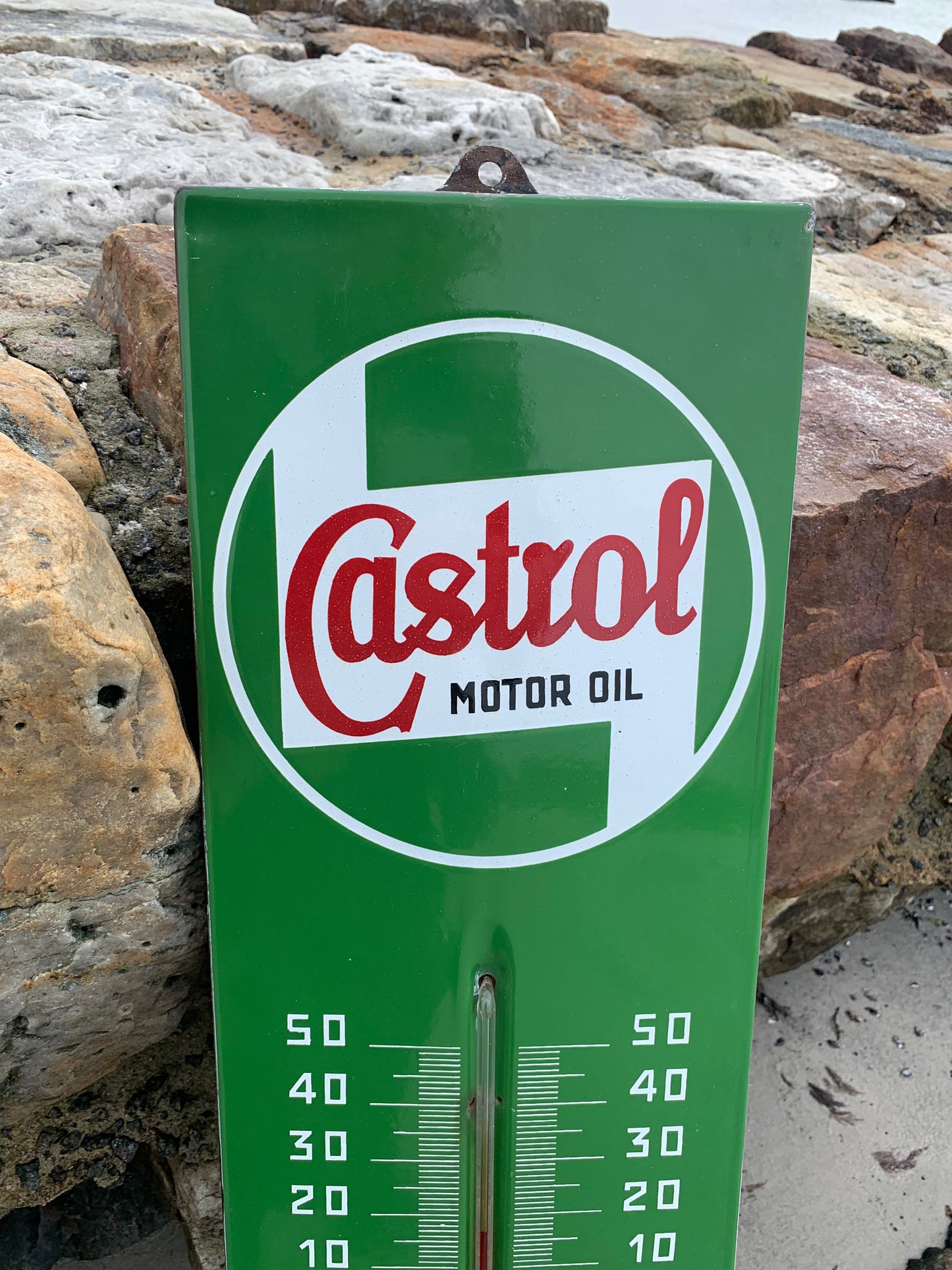 Castrol reklame emaljeskilt