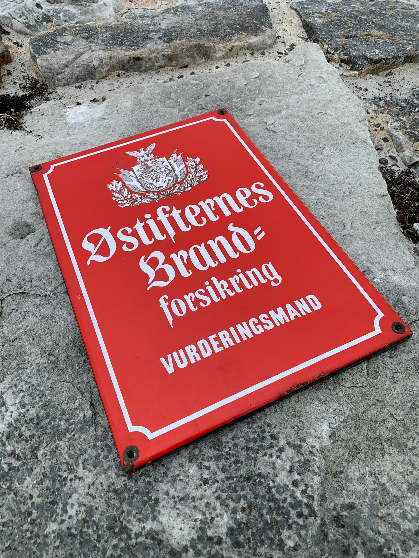 Emaljeskilt - Østifternes Brandforsikring