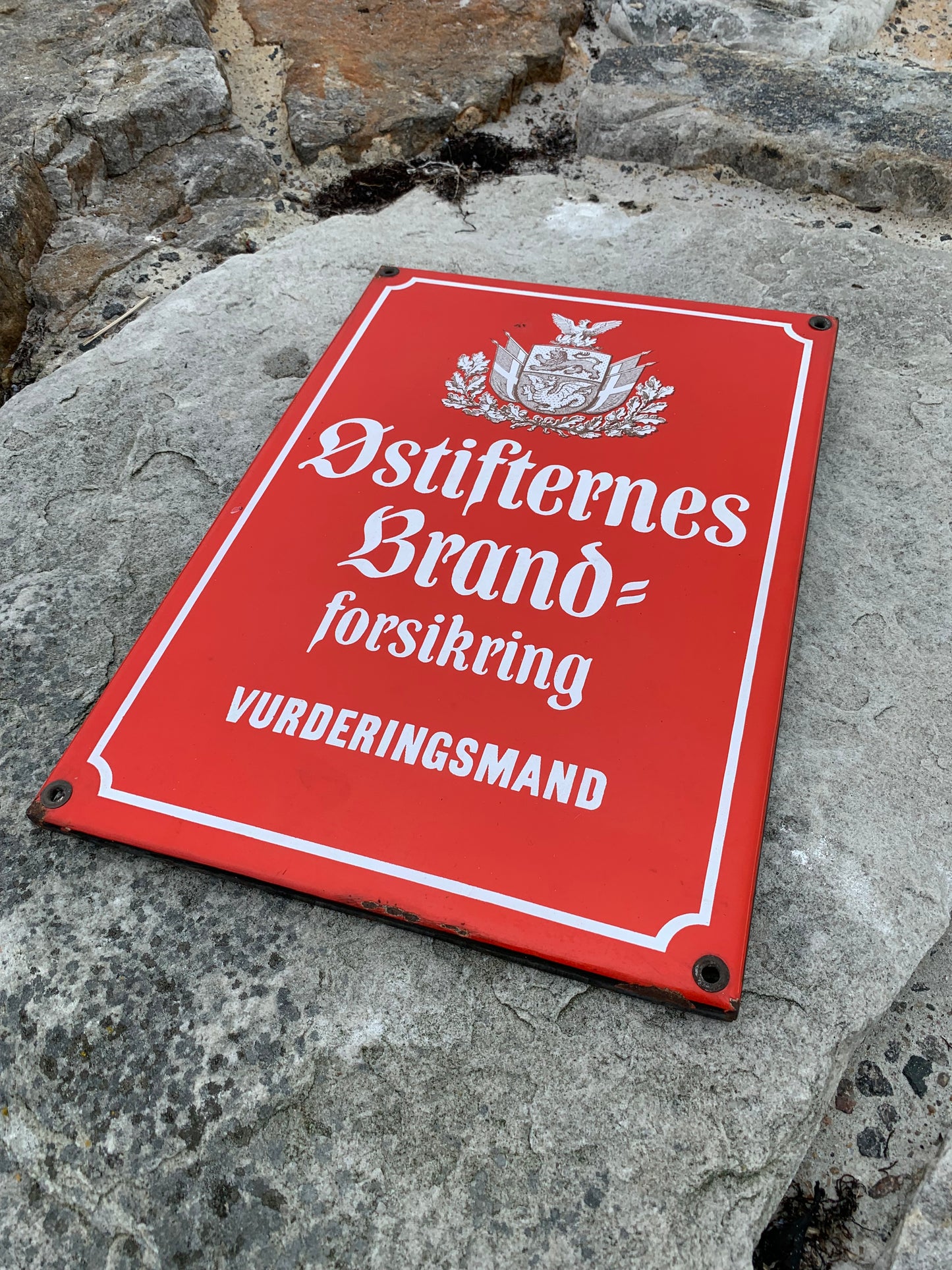 Emaljeskilt - Østifternes Brandforsikring
