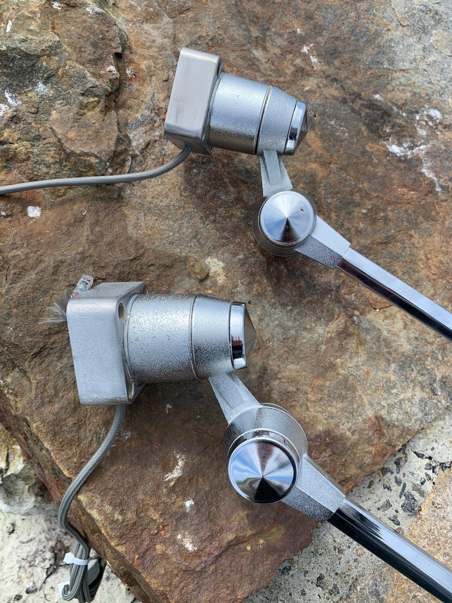 Sjælden Jieldé væg/loft lampe i Chrome