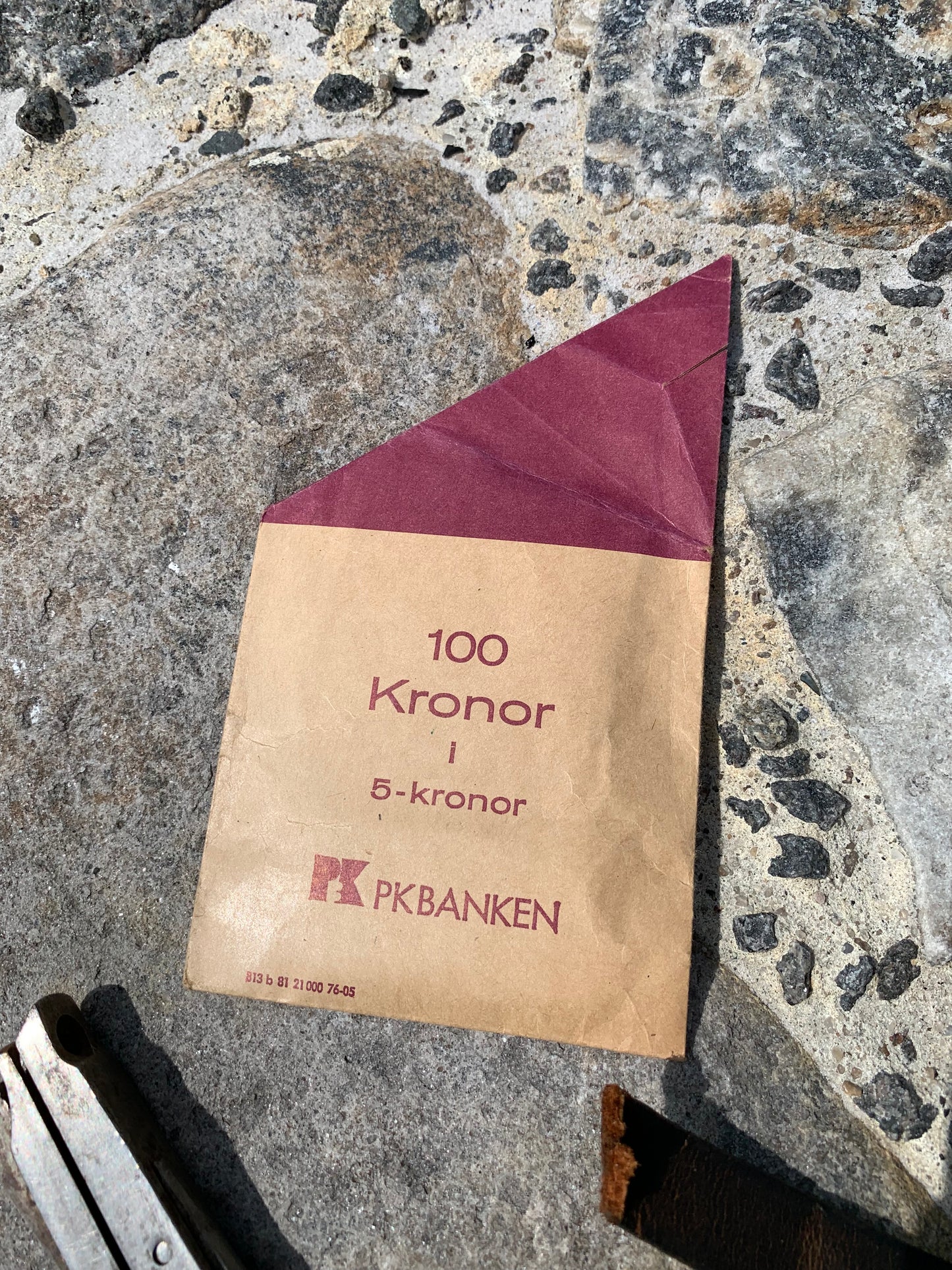 Konduktørtaske med forskelligt tilbehør