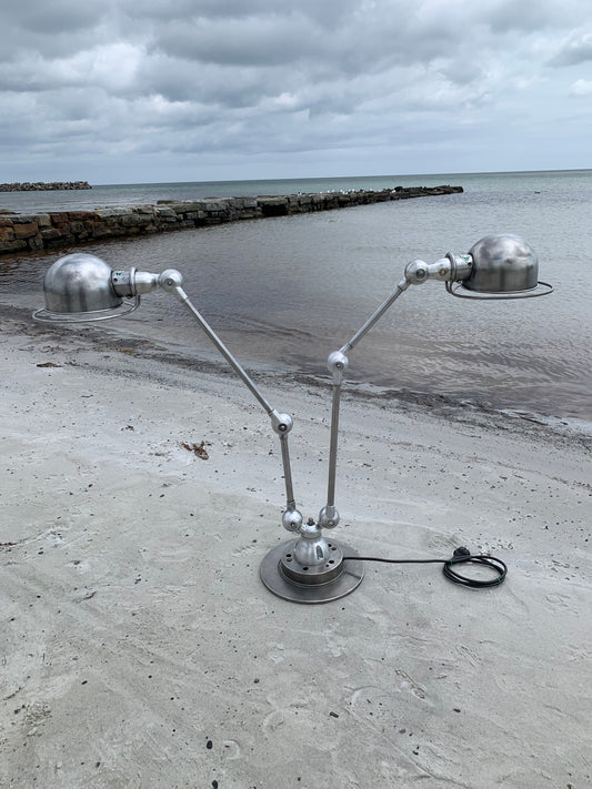 Jieldé bord/væg/loft lampe med dobbelt beslag og 2 x 2 arme