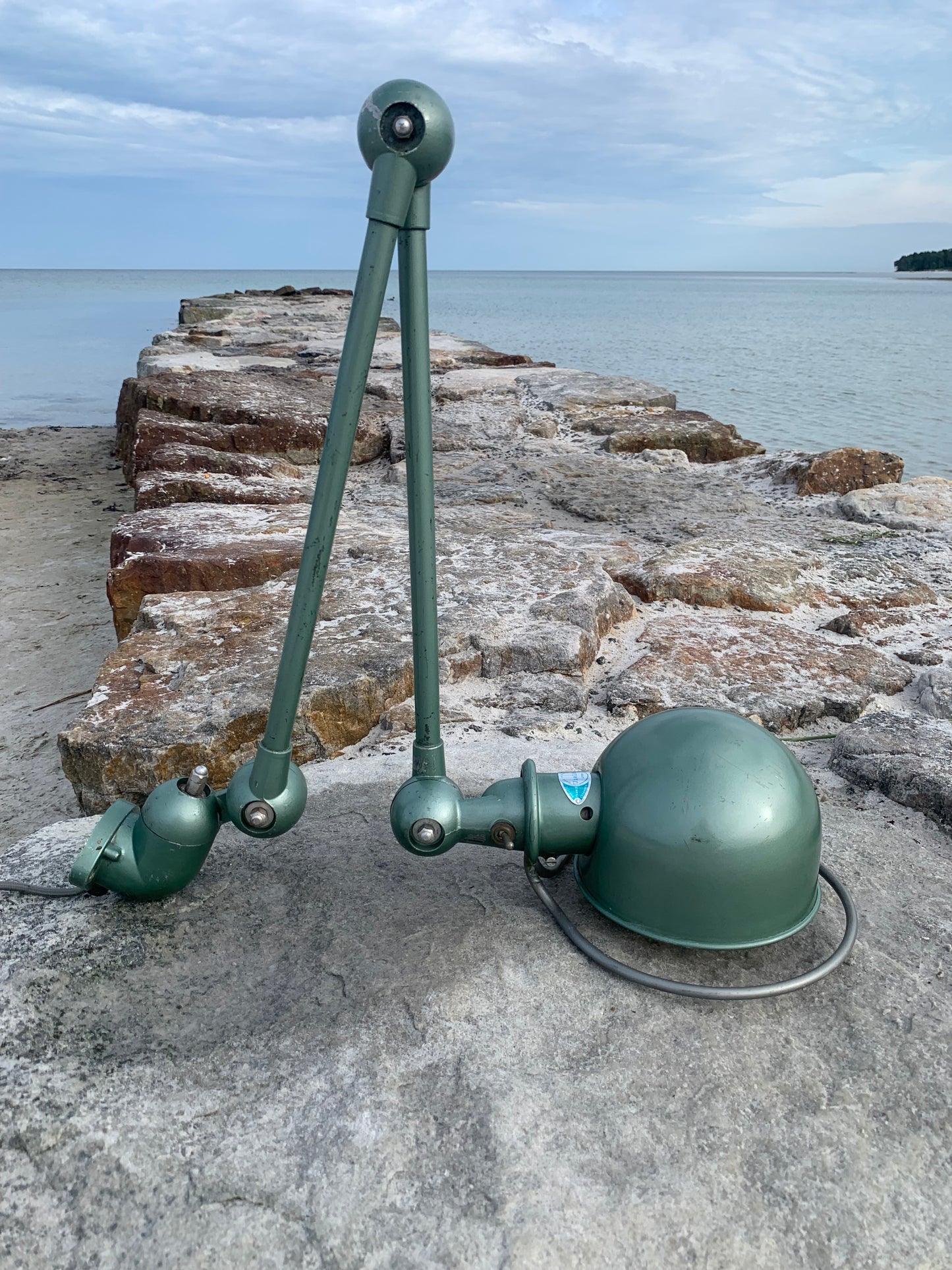 Jieldé væg/loft lampe med to arme - Grøn