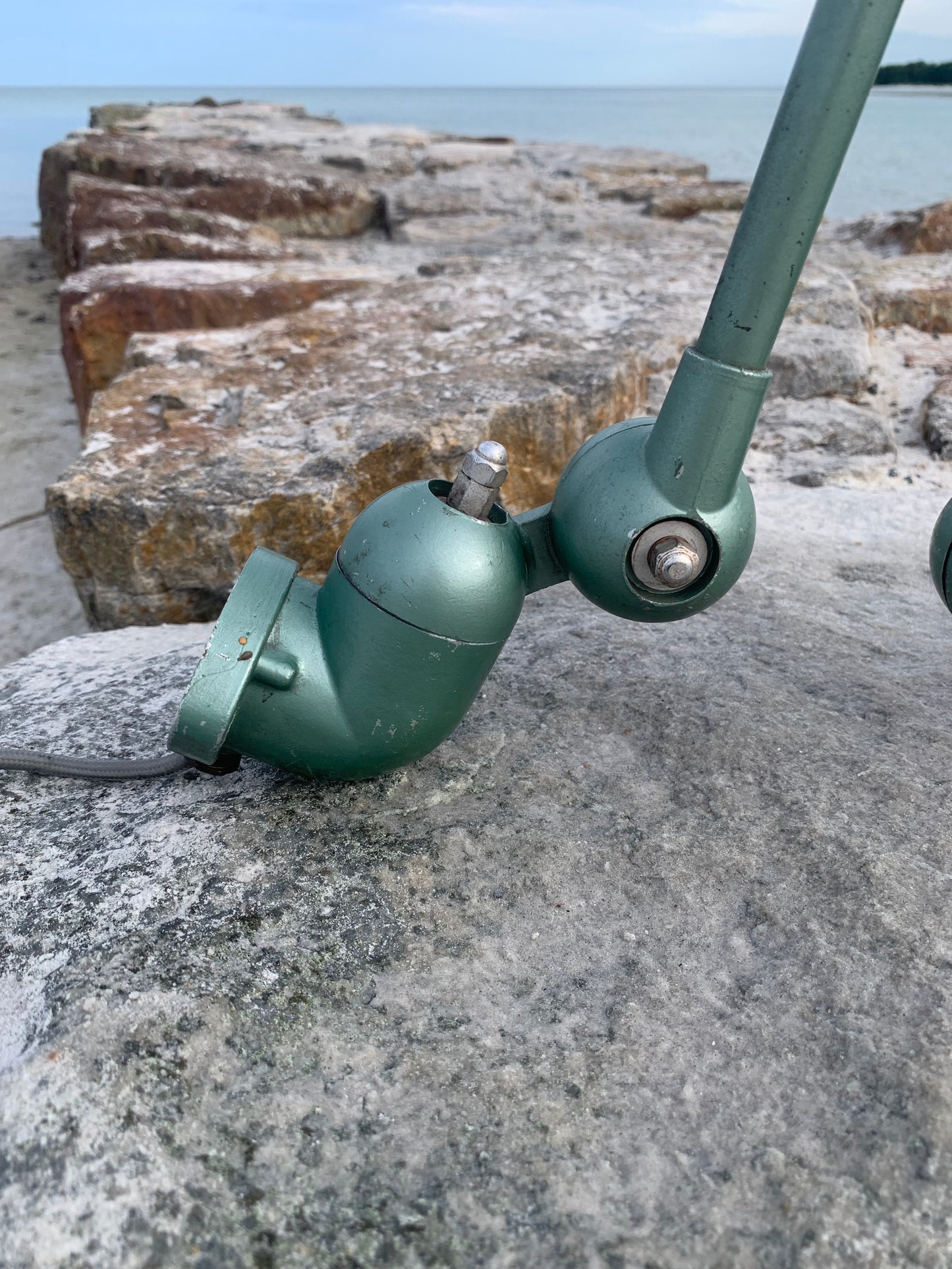 Jieldé væg/loft lampe med to arme - Grøn