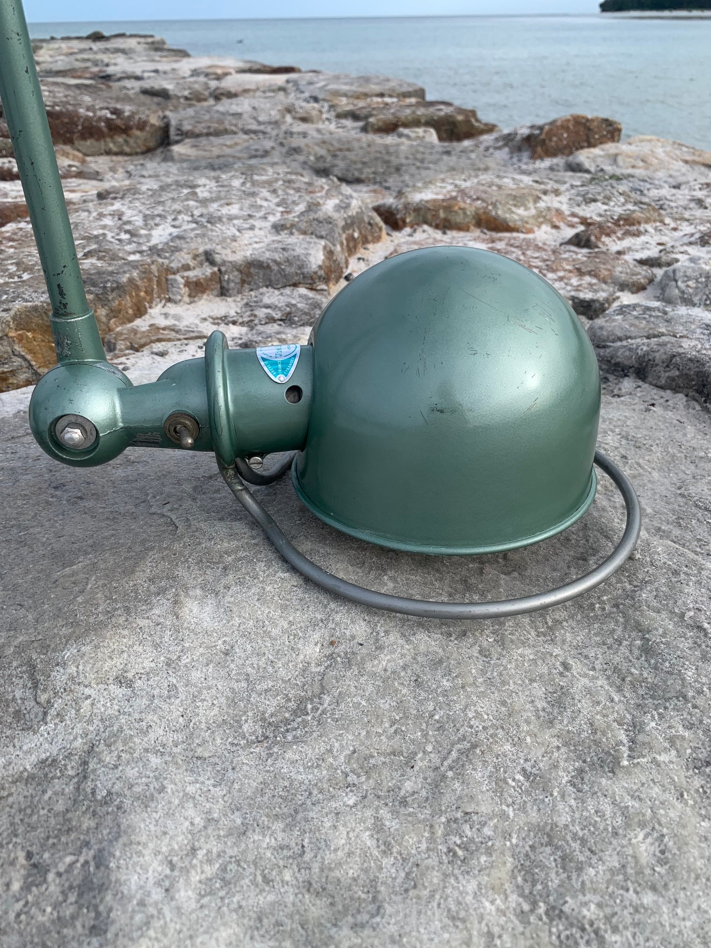 Jieldé væg/loft lampe med to arme - Grøn
