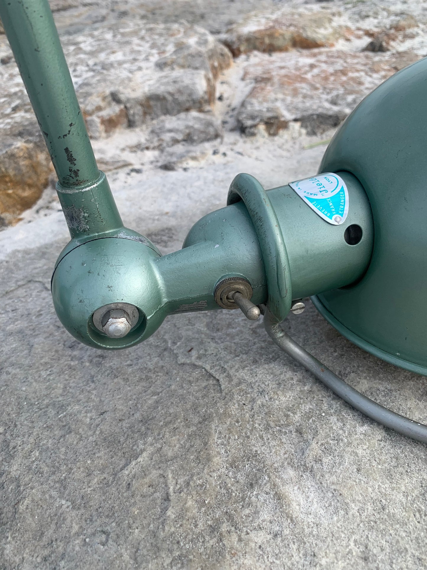 Jieldé væg/loft lampe med to arme - Grøn