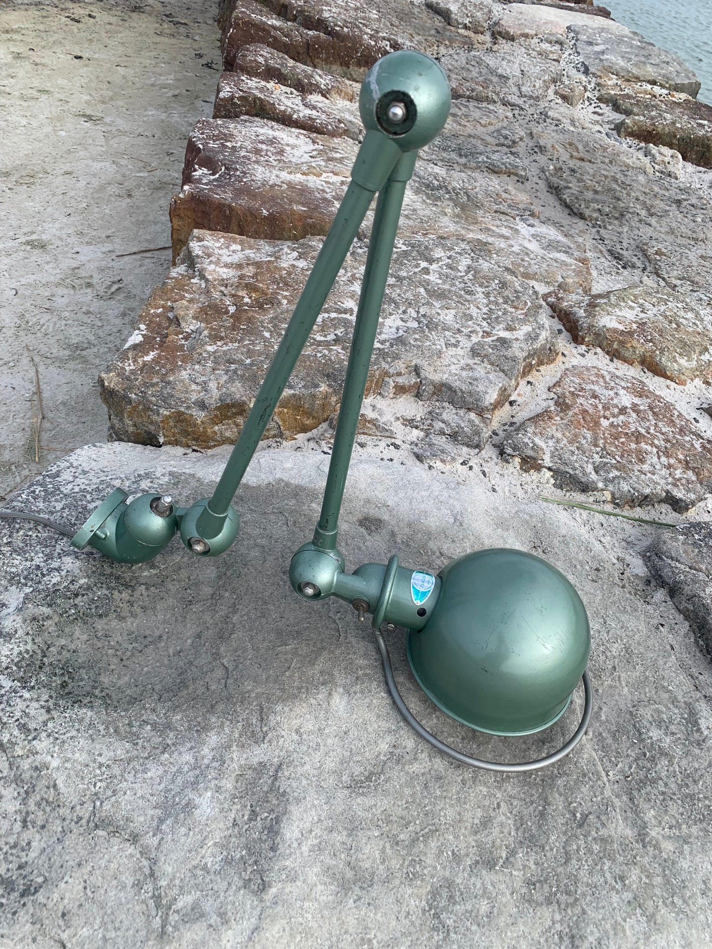 Jieldé væg/loft lampe med to arme - Grøn
