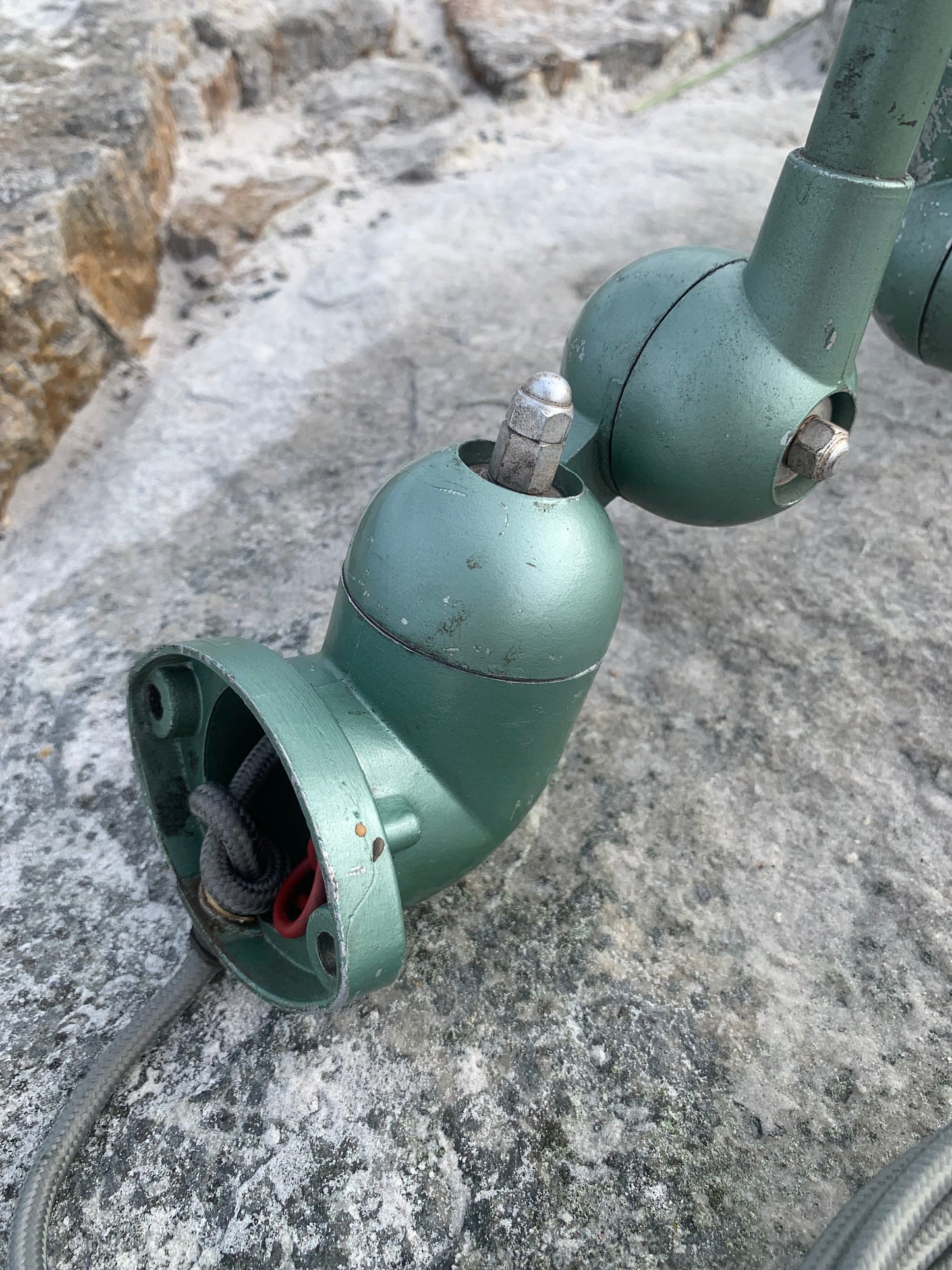 Jieldé væg/loft lampe med to arme - Grøn