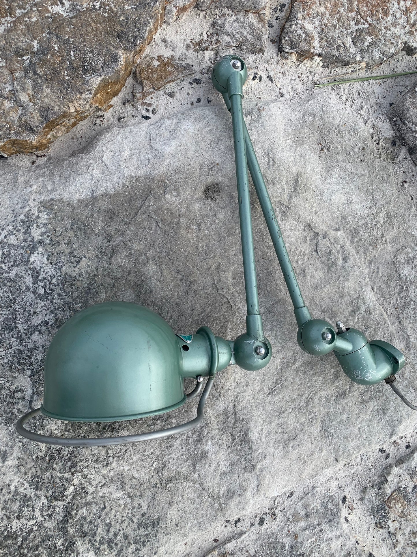 Jieldé væg/loft lampe med to arme - Grøn