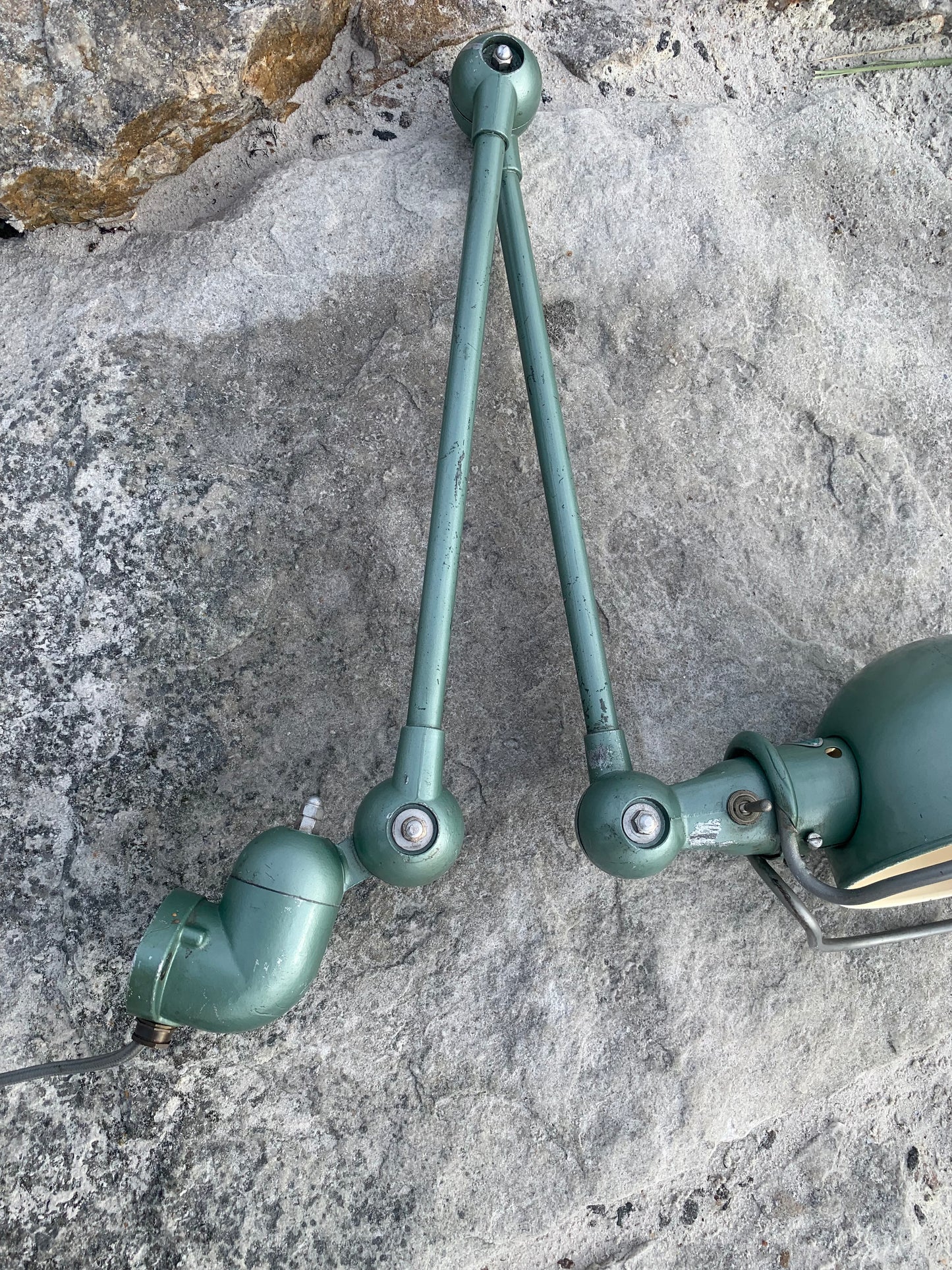 Jieldé væg/loft lampe med to arme - Grøn