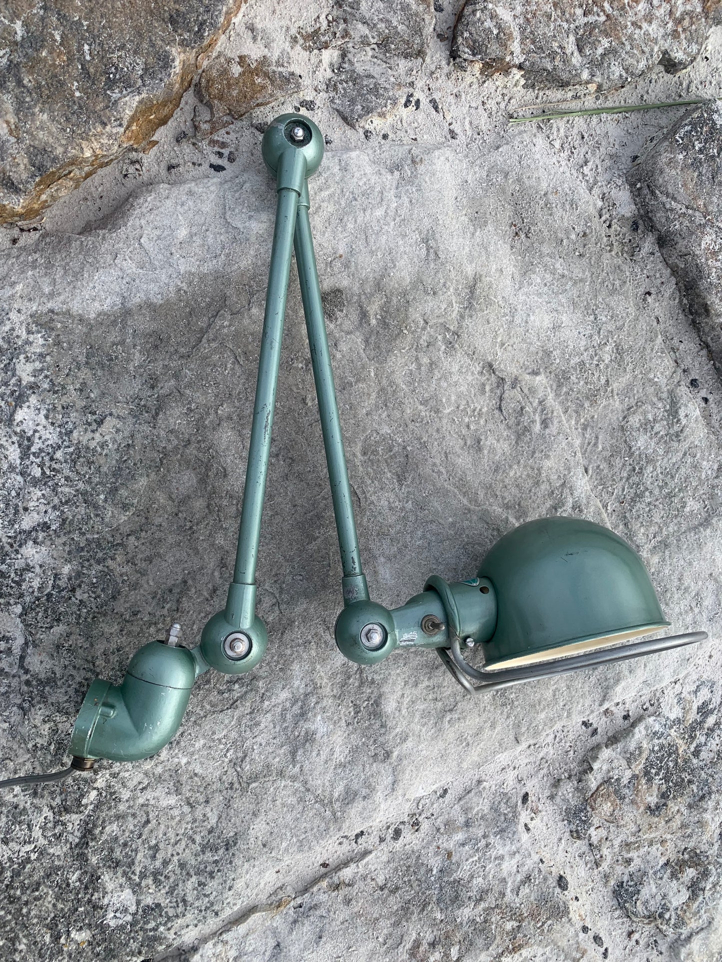 Jieldé væg/loft lampe med to arme - Grøn