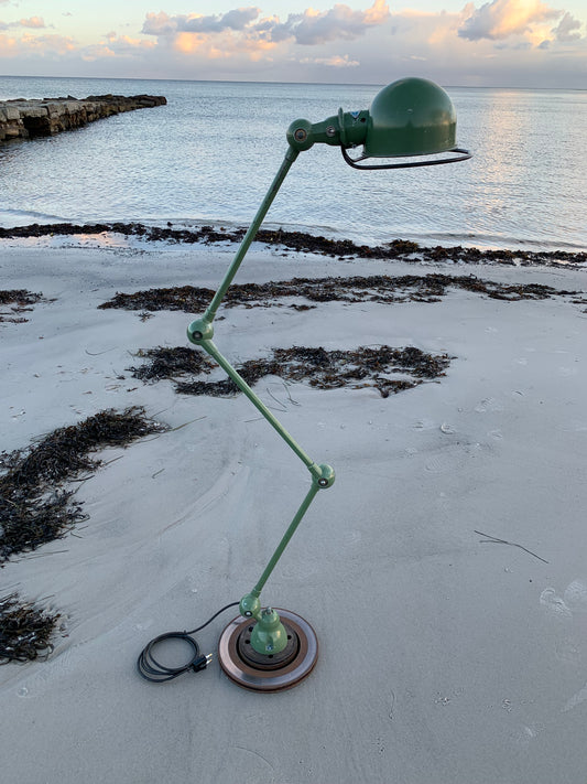 Jieldé bord/gulvlampe med 3 arme - Grøn