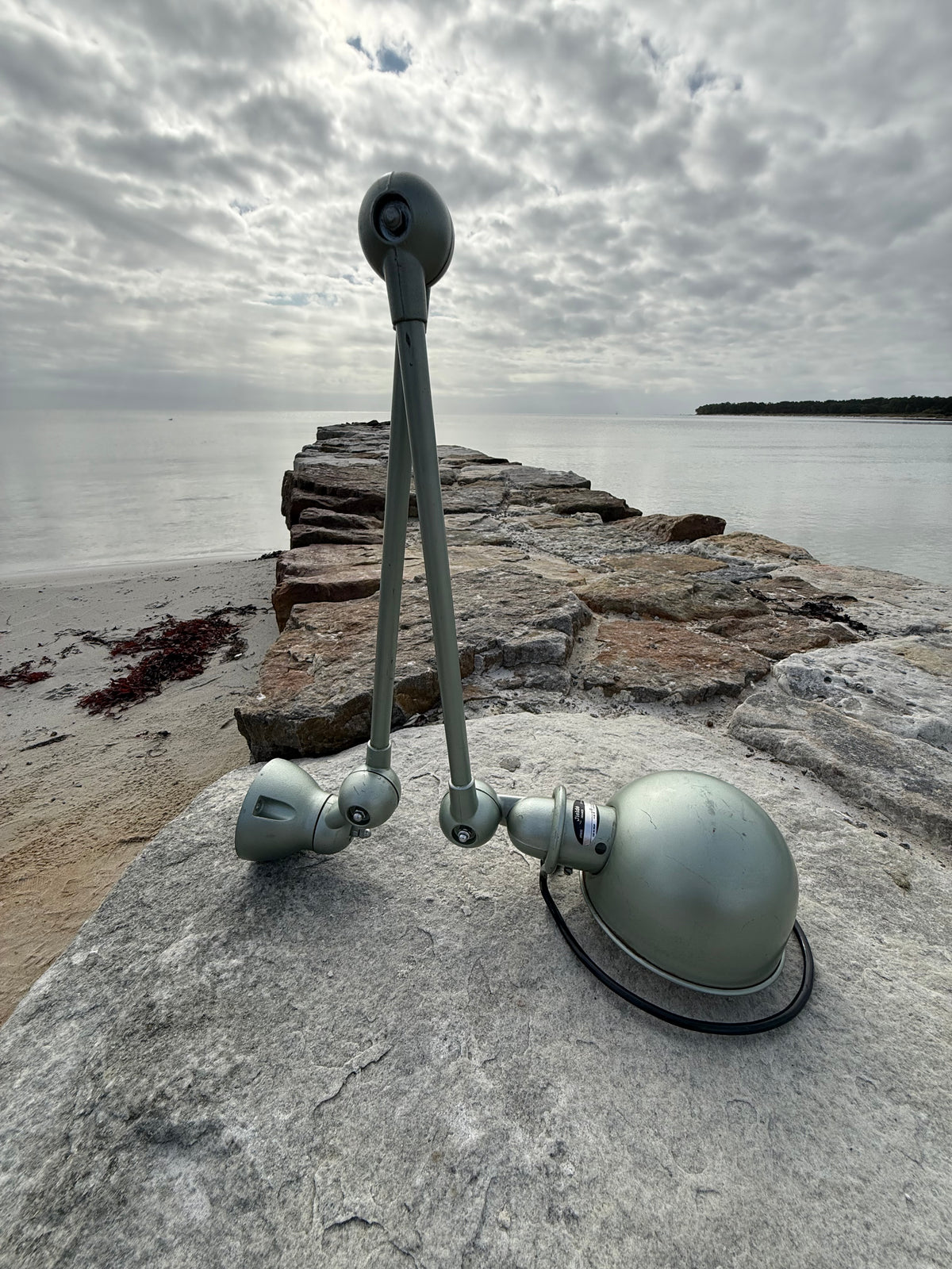 Jieldé væg/loft lampe med 2 arme - Grøn