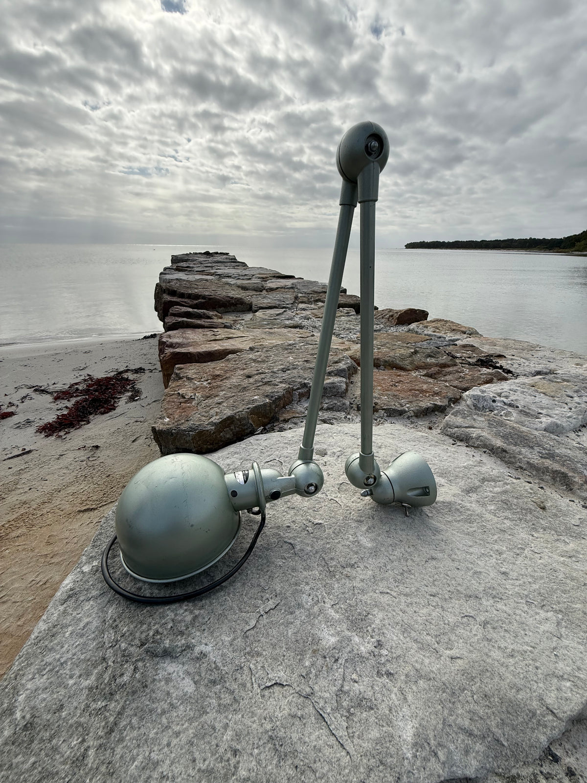 Jieldé væg/loft lampe med 2 arme - Grøn