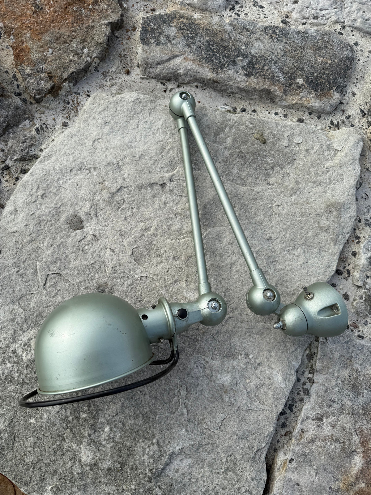 Jieldé væg/loft lampe med 2 arme - Grøn