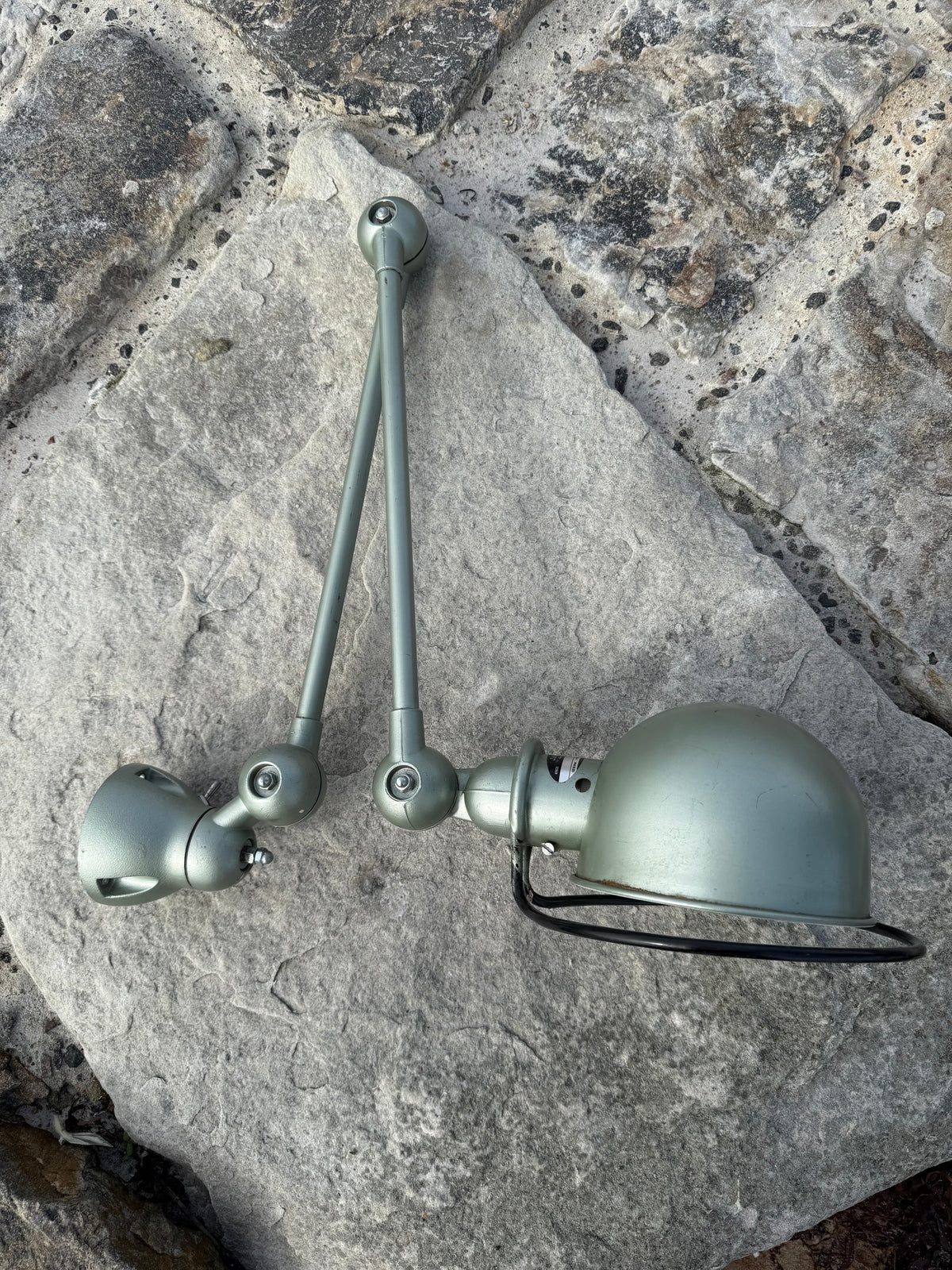 Jieldé væg/loft lampe med 2 arme - Grøn