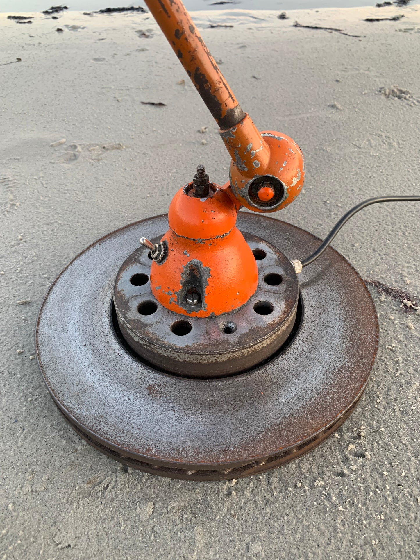 Jieldé bord/gulvlampe med 3 arme - Orange