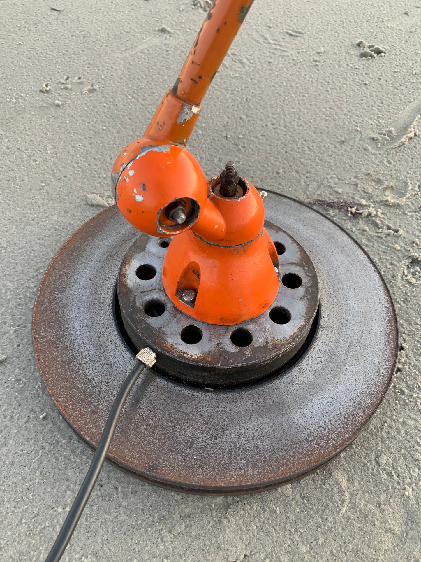 Jieldé bord/gulvlampe med 3 arme - Orange