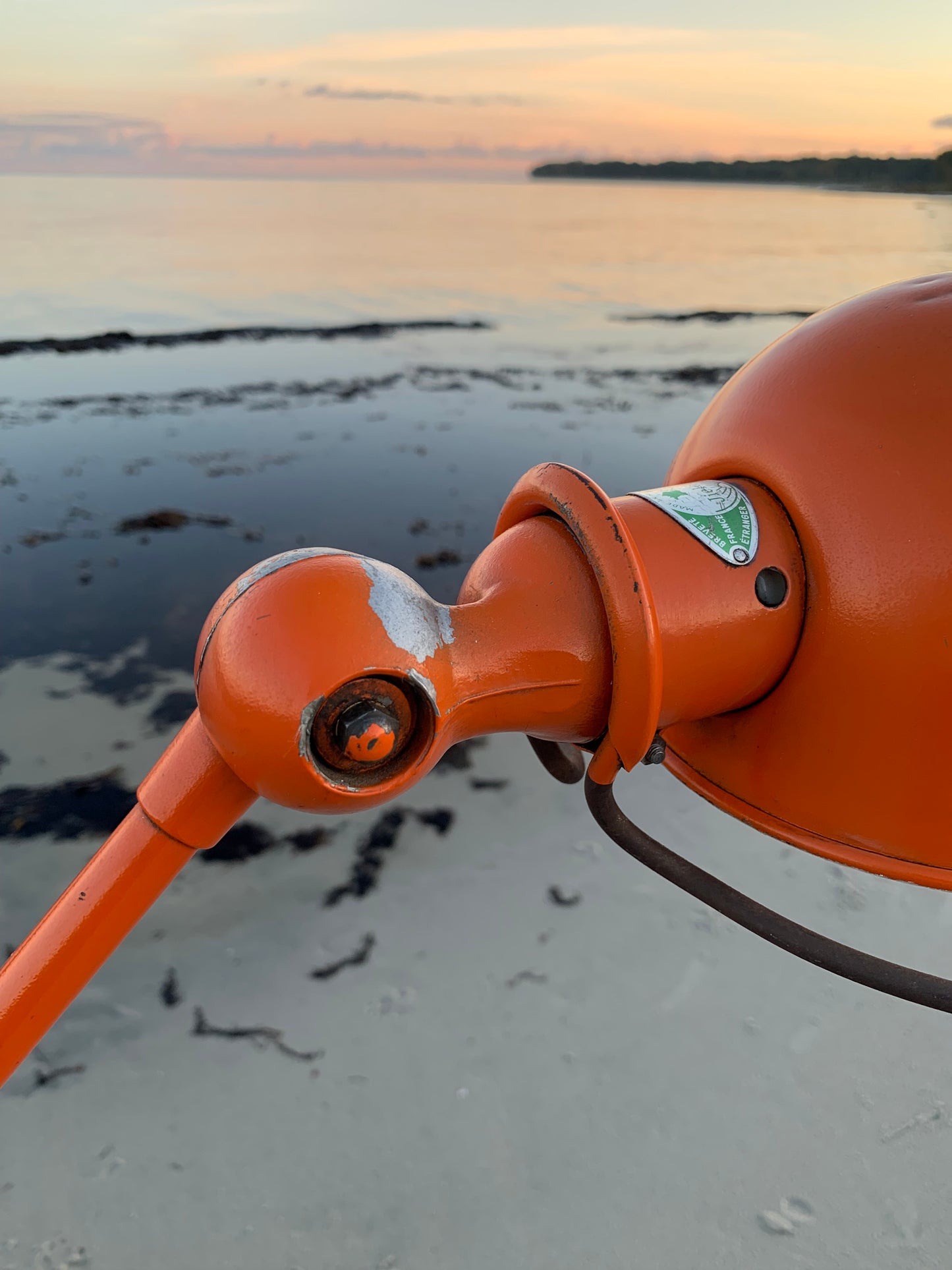 Jieldé bord/gulvlampe med 3 arme - Orange