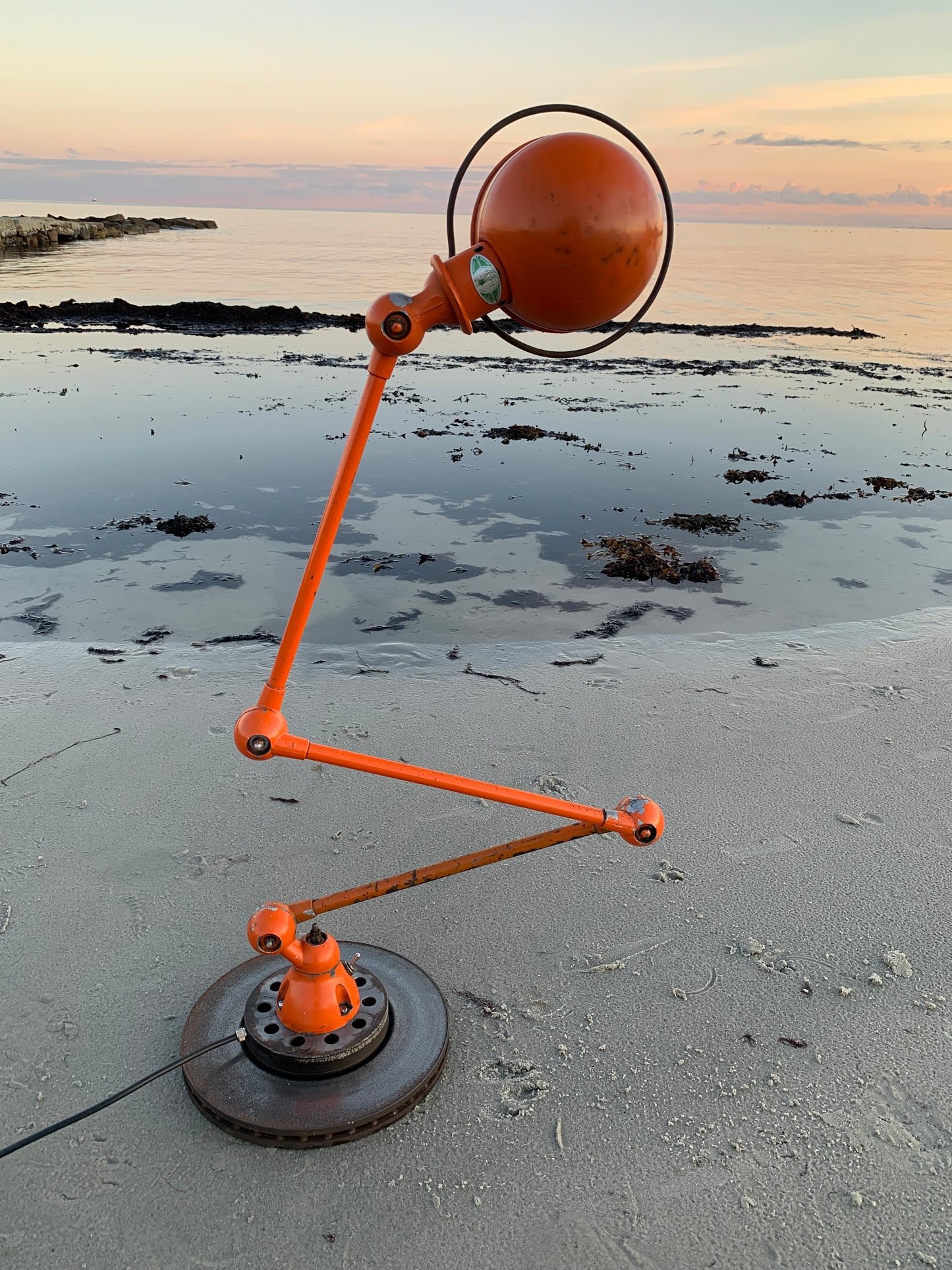 Jieldé bord/gulvlampe med 3 arme - Orange