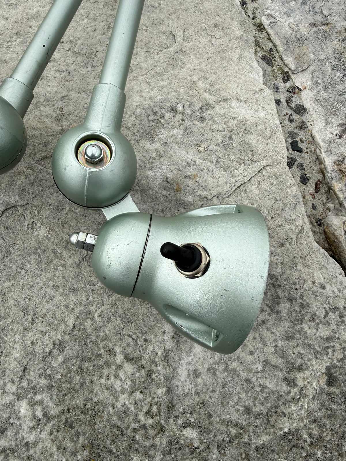 Jieldé væg/loft med 2 arme - Grøn