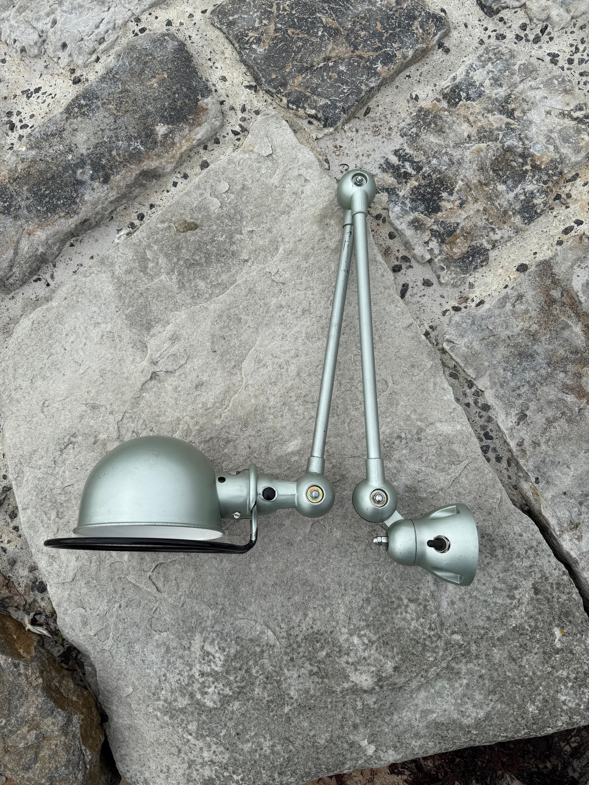 Jieldé væg/loft med 2 arme - Grøn