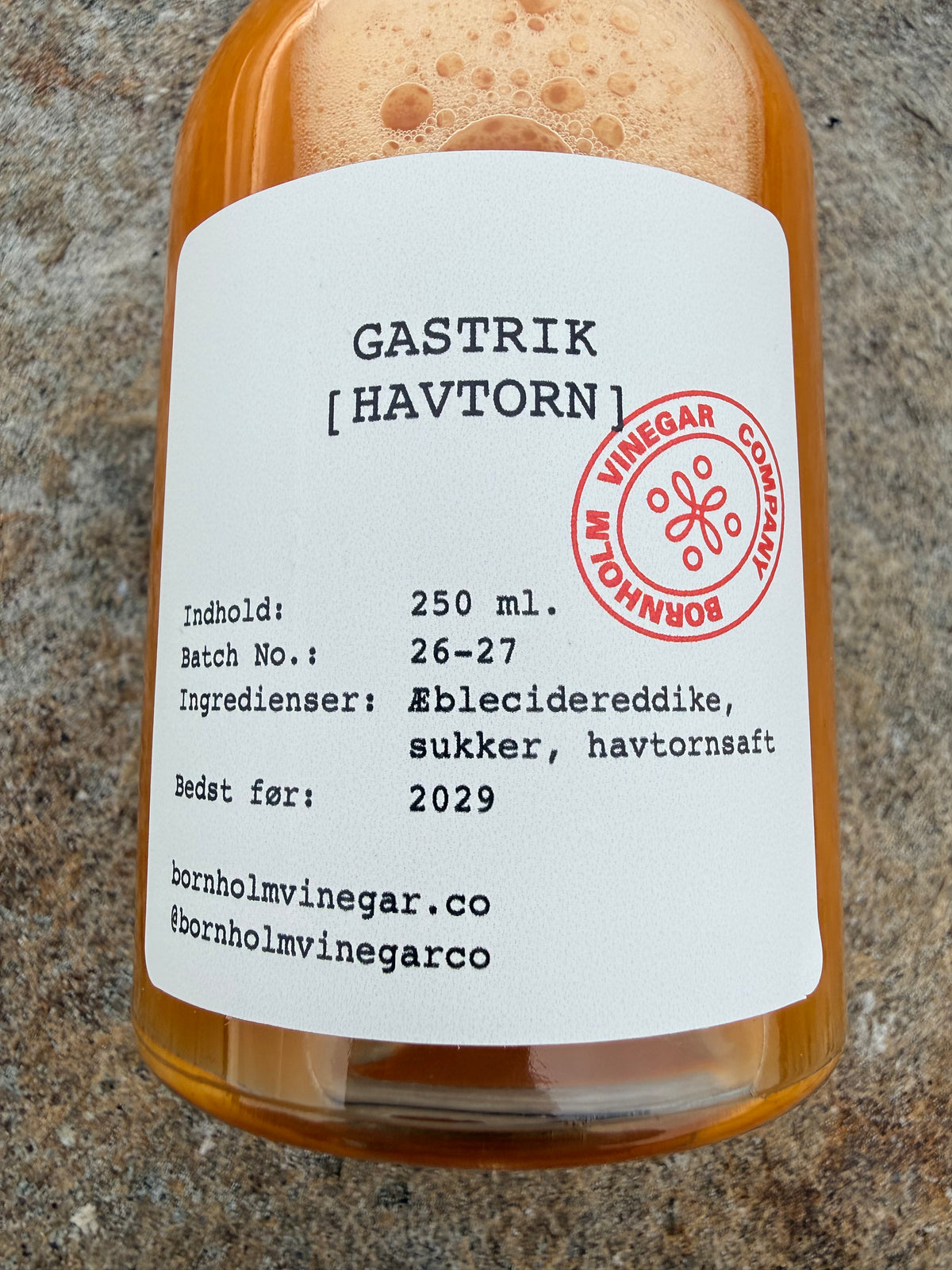 BORNHOLM VINEGAR COMPANY - GASTRIK HAVTORN 250 ml.