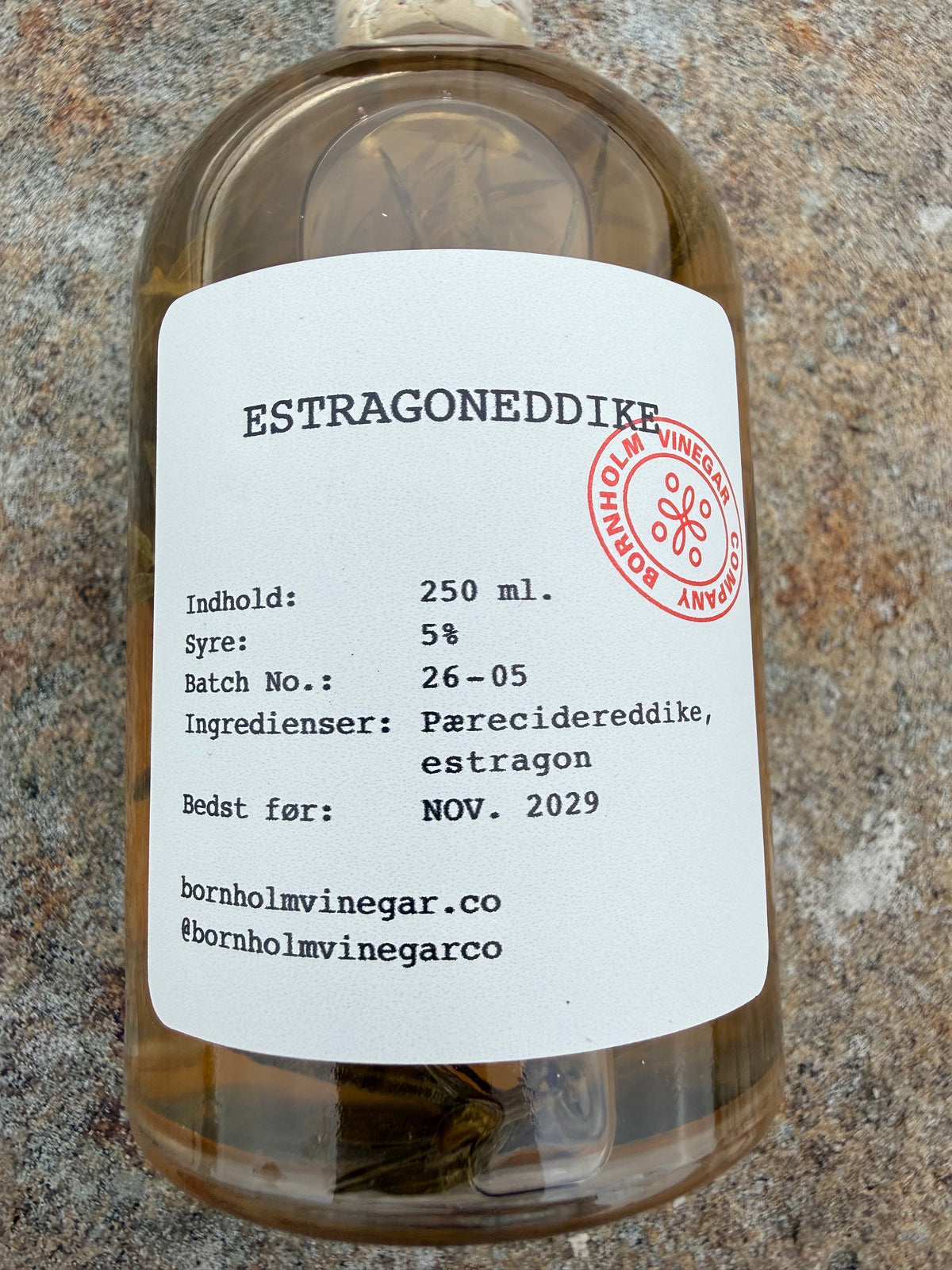 BORNHOLM VINEGAR COMPANY - ESTRAGONEDDIKE 250 ml.