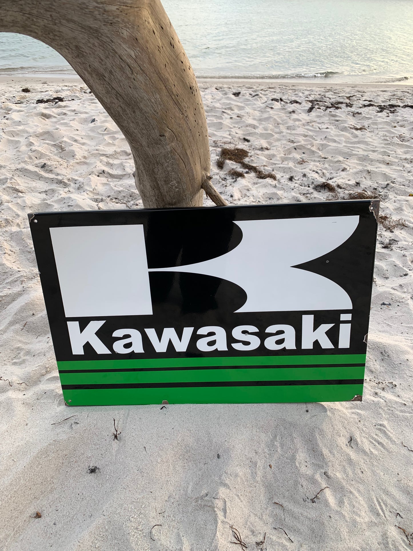 Kawasaki emaljeskilt