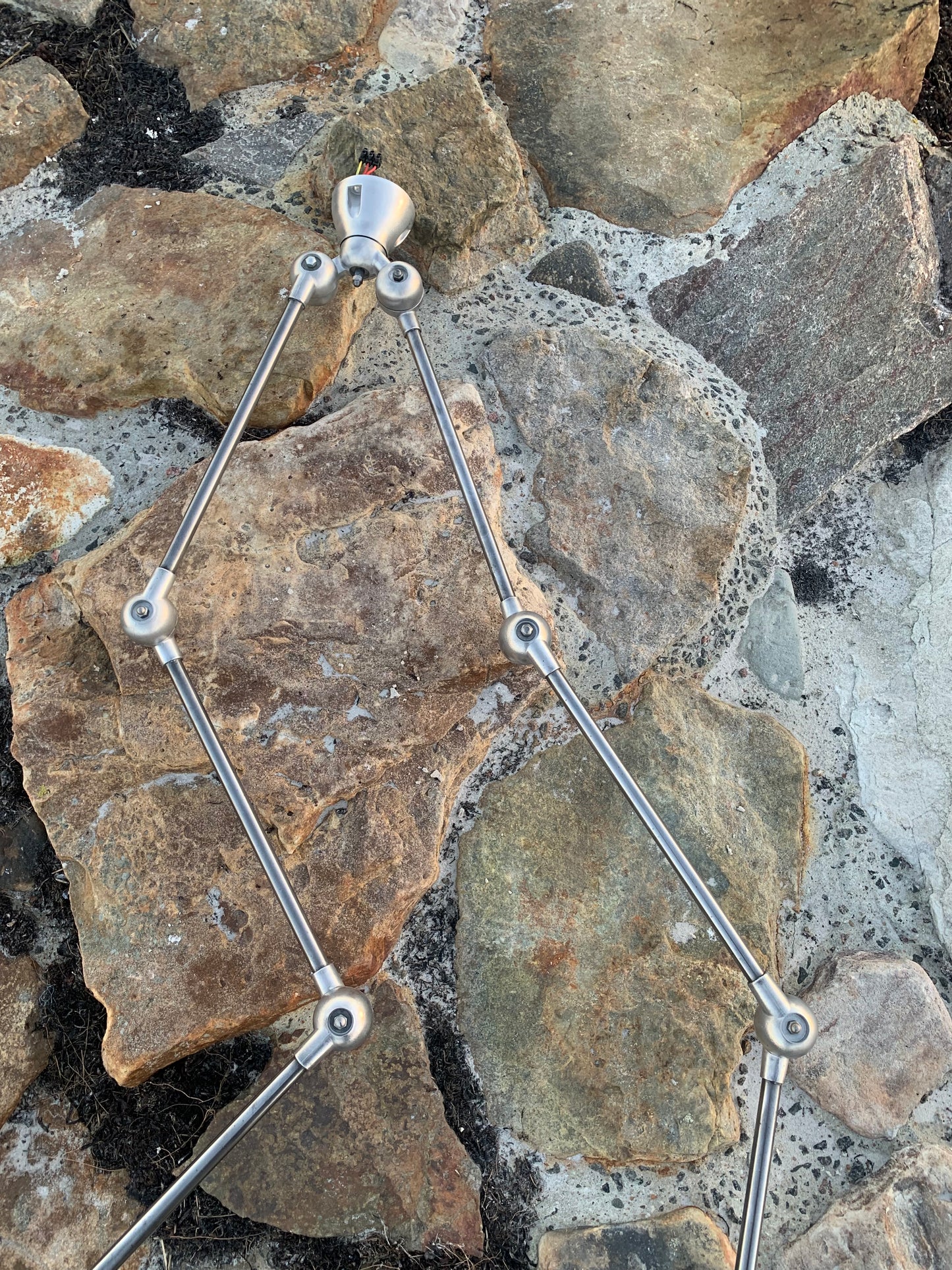 Jieldé loftlampe med dobbelt beslag og 3 x 3 arme