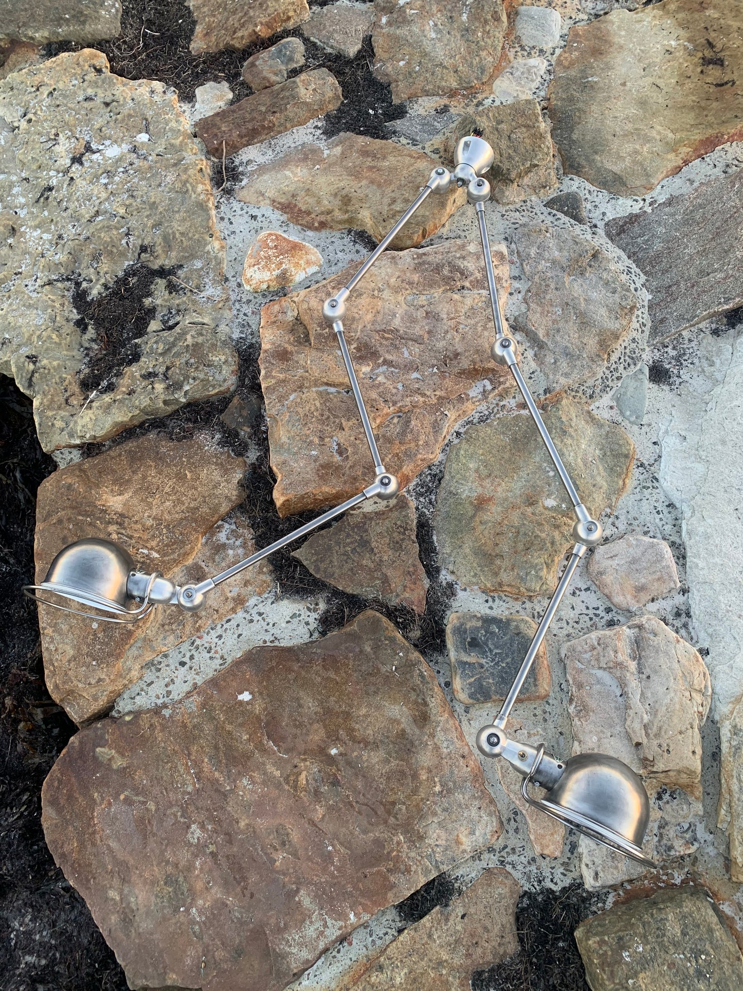 Jieldé loftlampe med dobbelt beslag og 3 x 3 arme