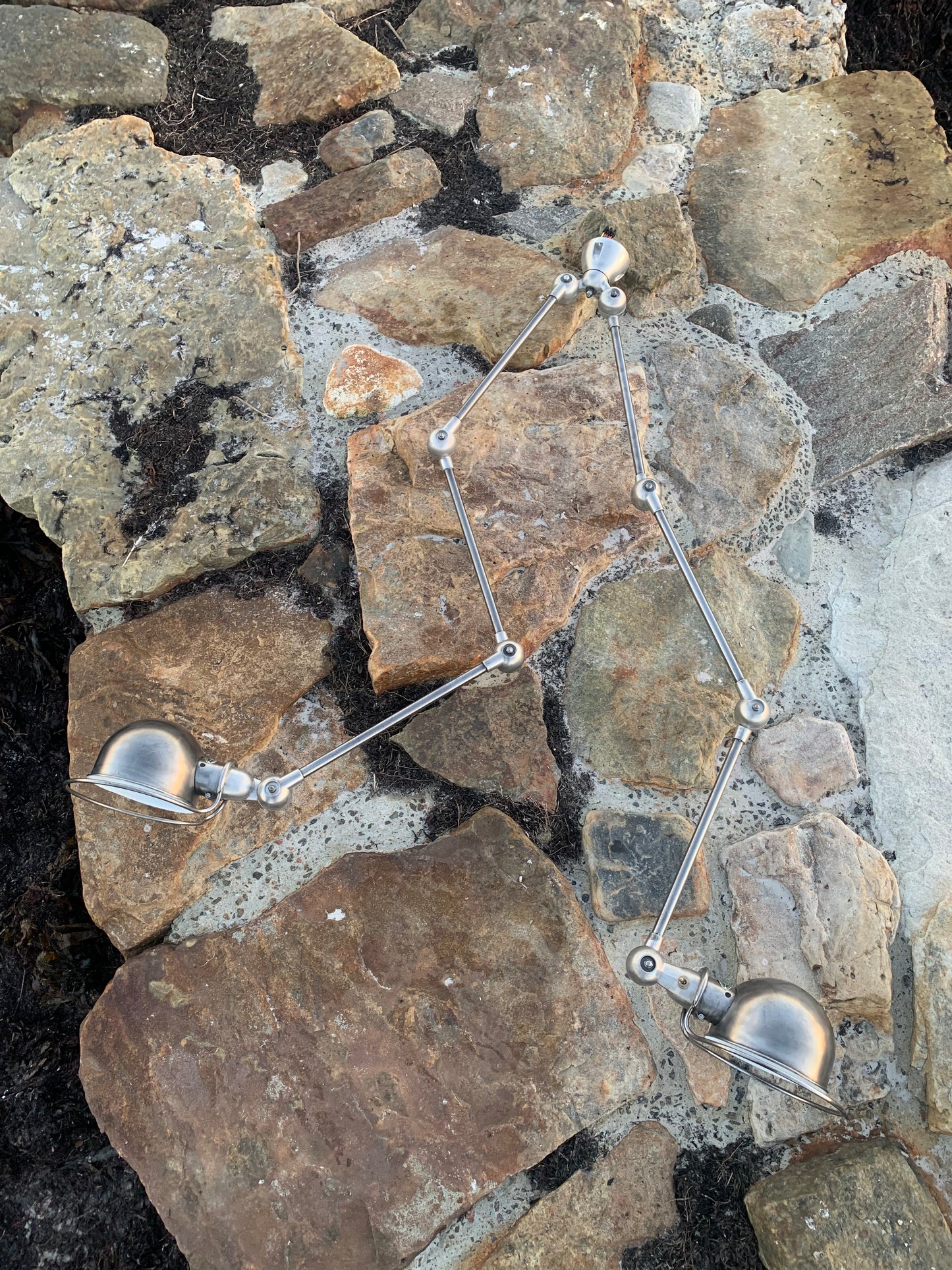 Jieldé loftlampe med dobbelt beslag og 3 x 3 arme