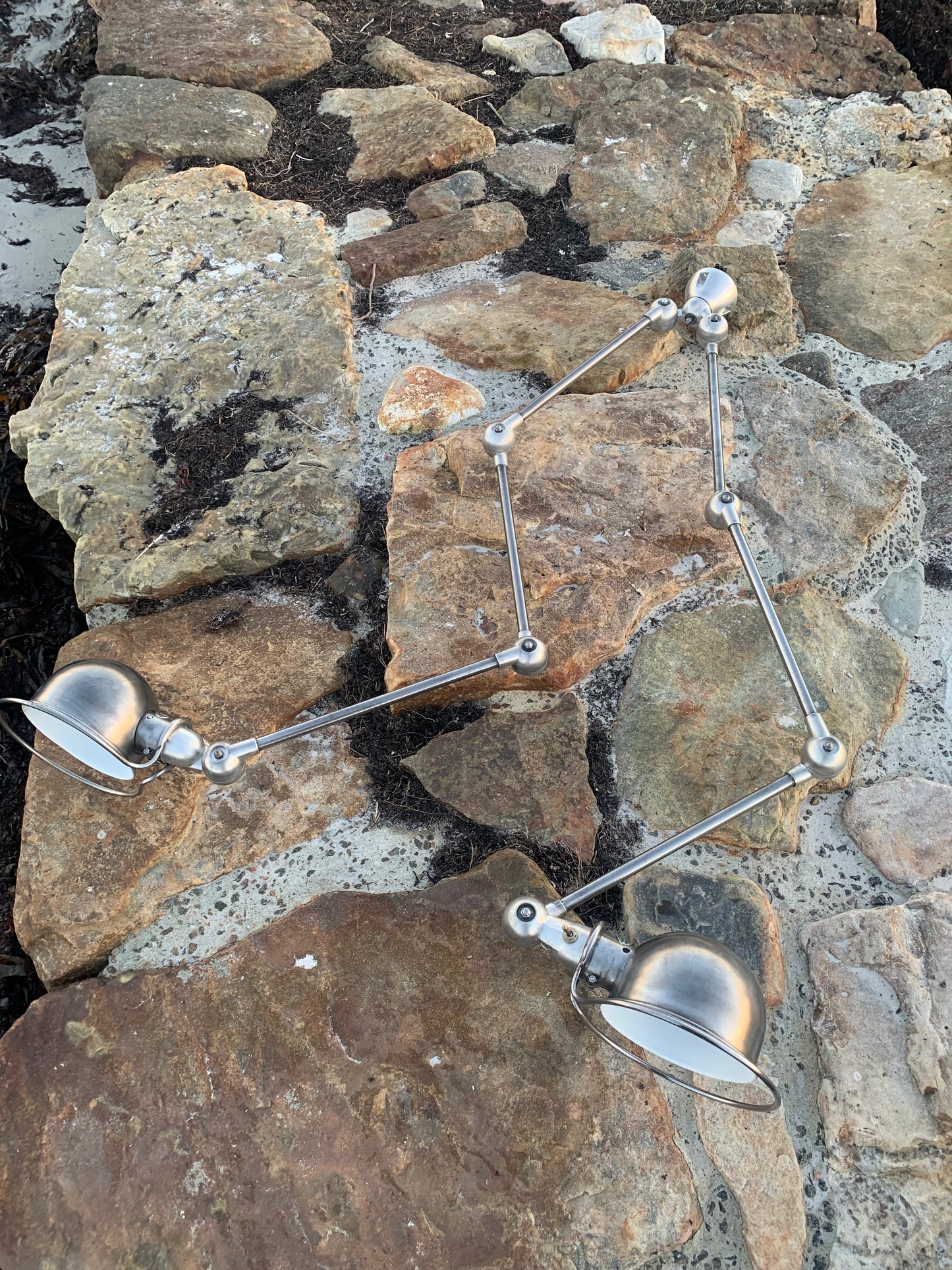 Jieldé loftlampe med dobbelt beslag og 3 x 3 arme