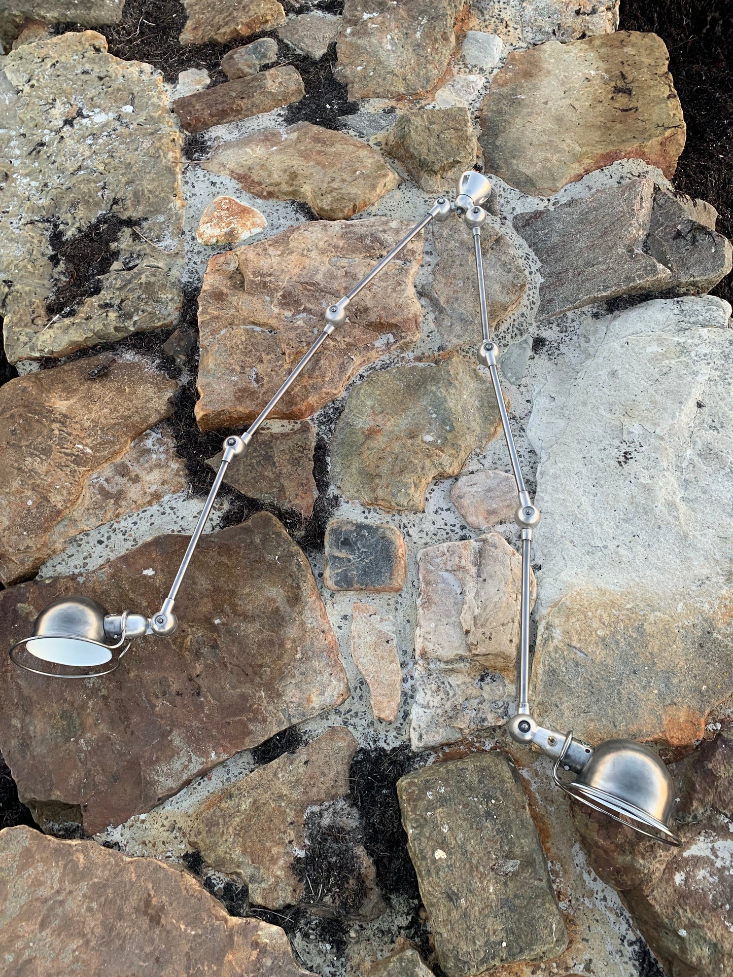 Jieldé loftlampe med dobbelt beslag og 3 x 3 arme