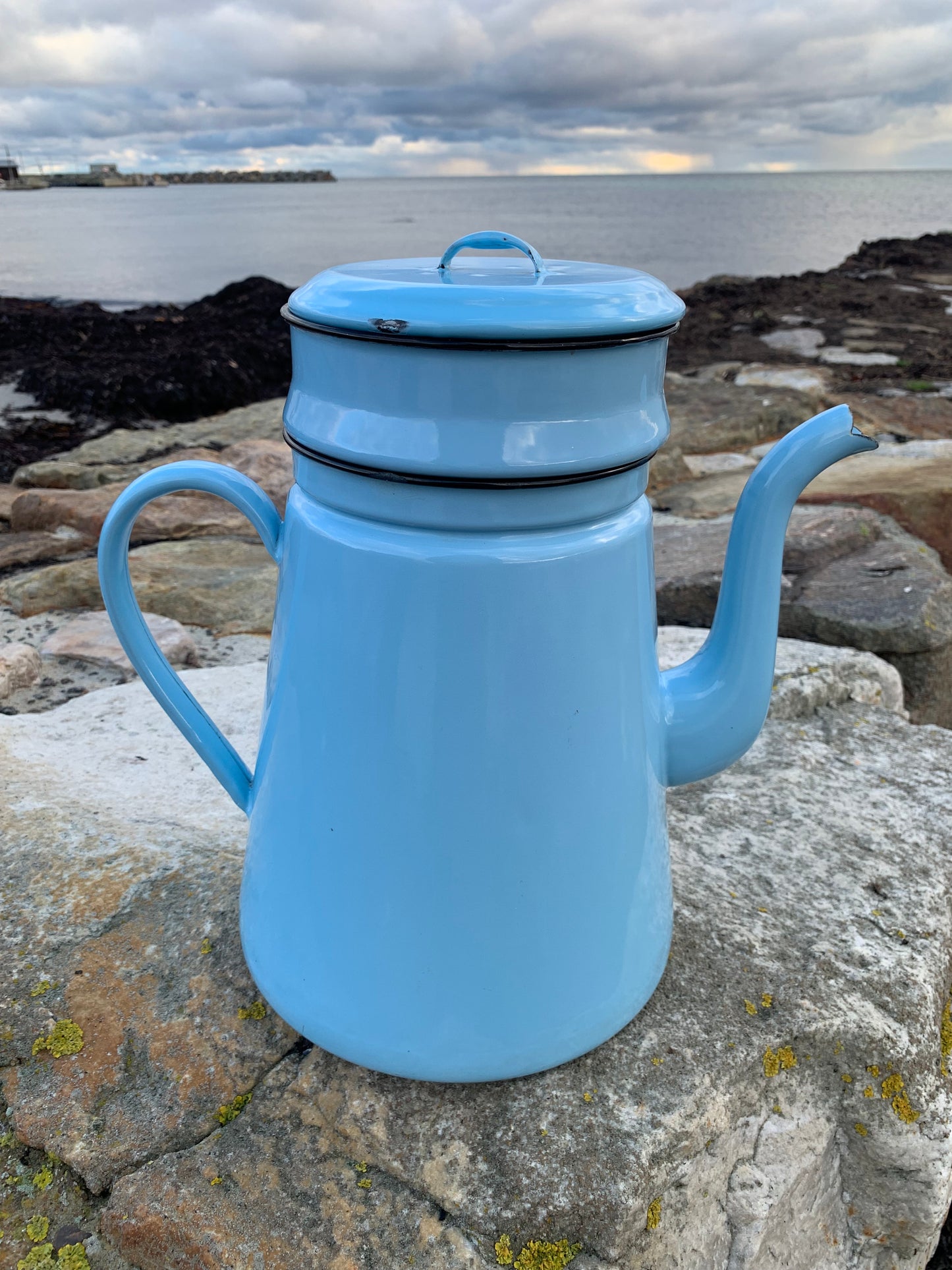 Stor Glud og Marstrand emaljekande (Sjælden udgave)