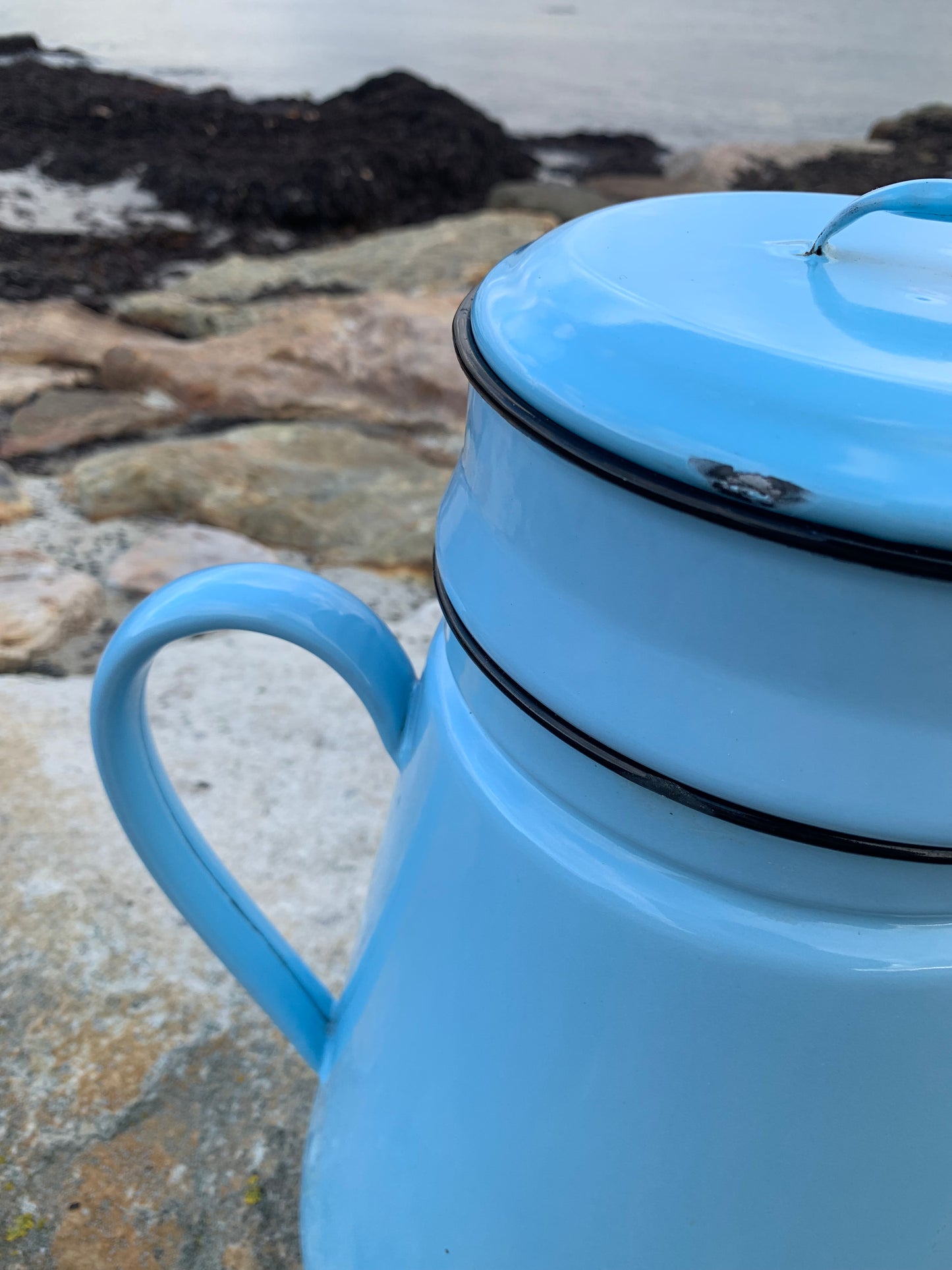 Stor Glud og Marstrand emaljekande (Sjælden udgave)